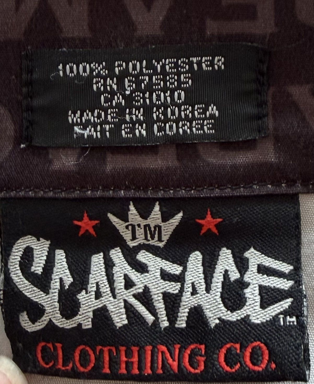 Other Vintage Scarface Clothing Co Button Up Shirt Size US XXL / EU 58 / 5 - 4 Thumbnail
