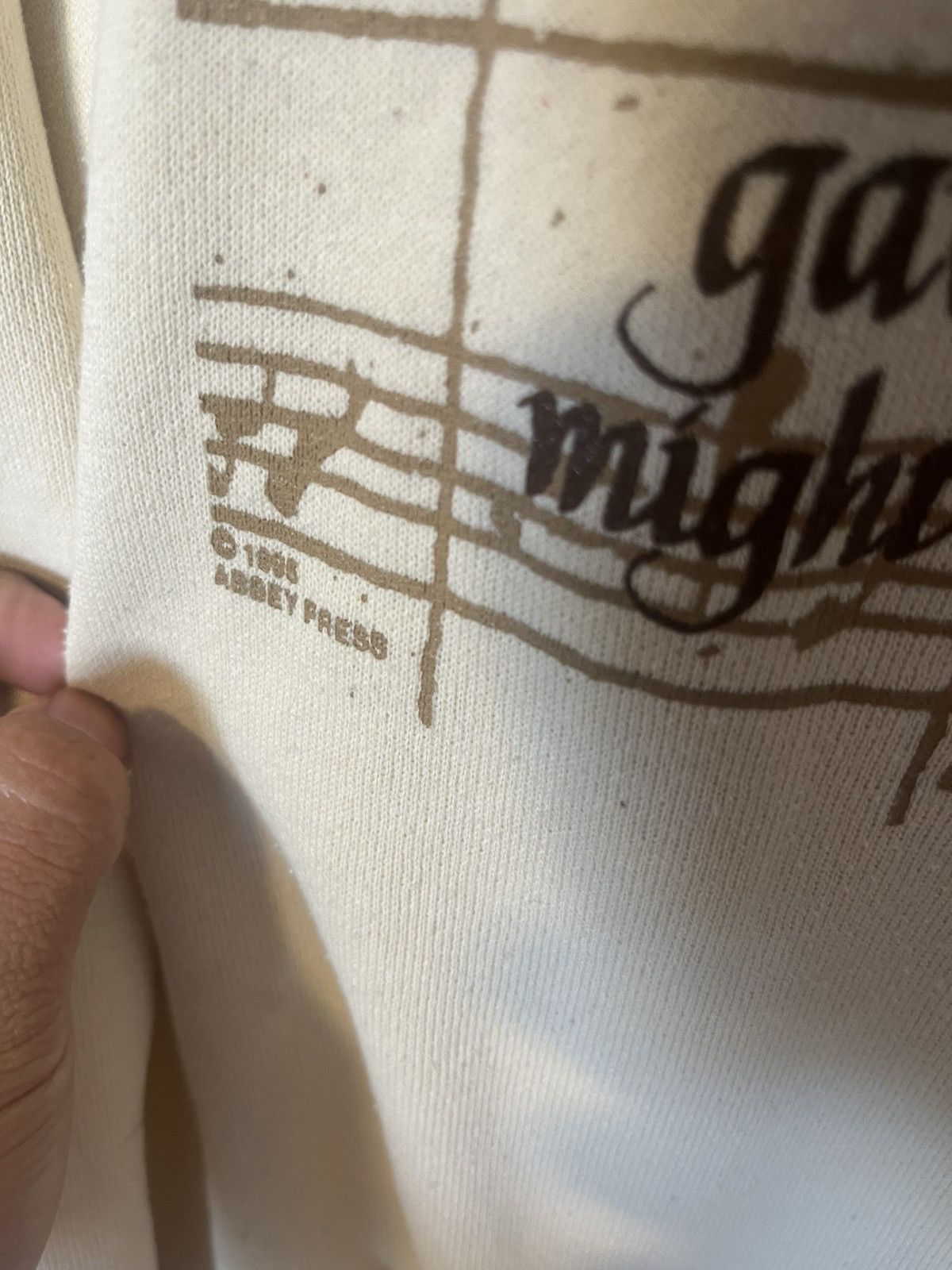 Fruit Of The Loom Vintage 90’s 1995 USA Bach , God music religion Sweatshirt Size US XL / EU 56 / 4 - 4 Thumbnail