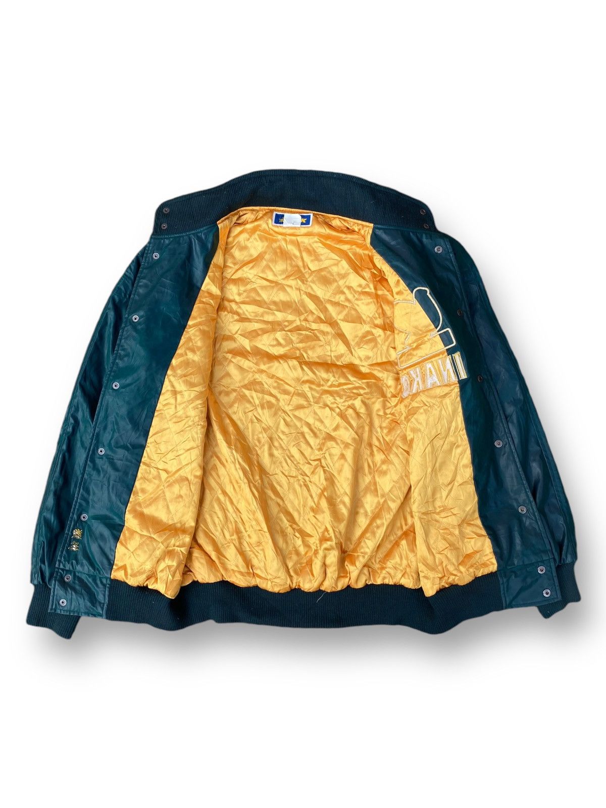 Japanese Brand Vintage Inako Baseball Varsity Jacket Snap Button. #D4 Size US L / EU 52-54 / 3 - 3 Thumbnail