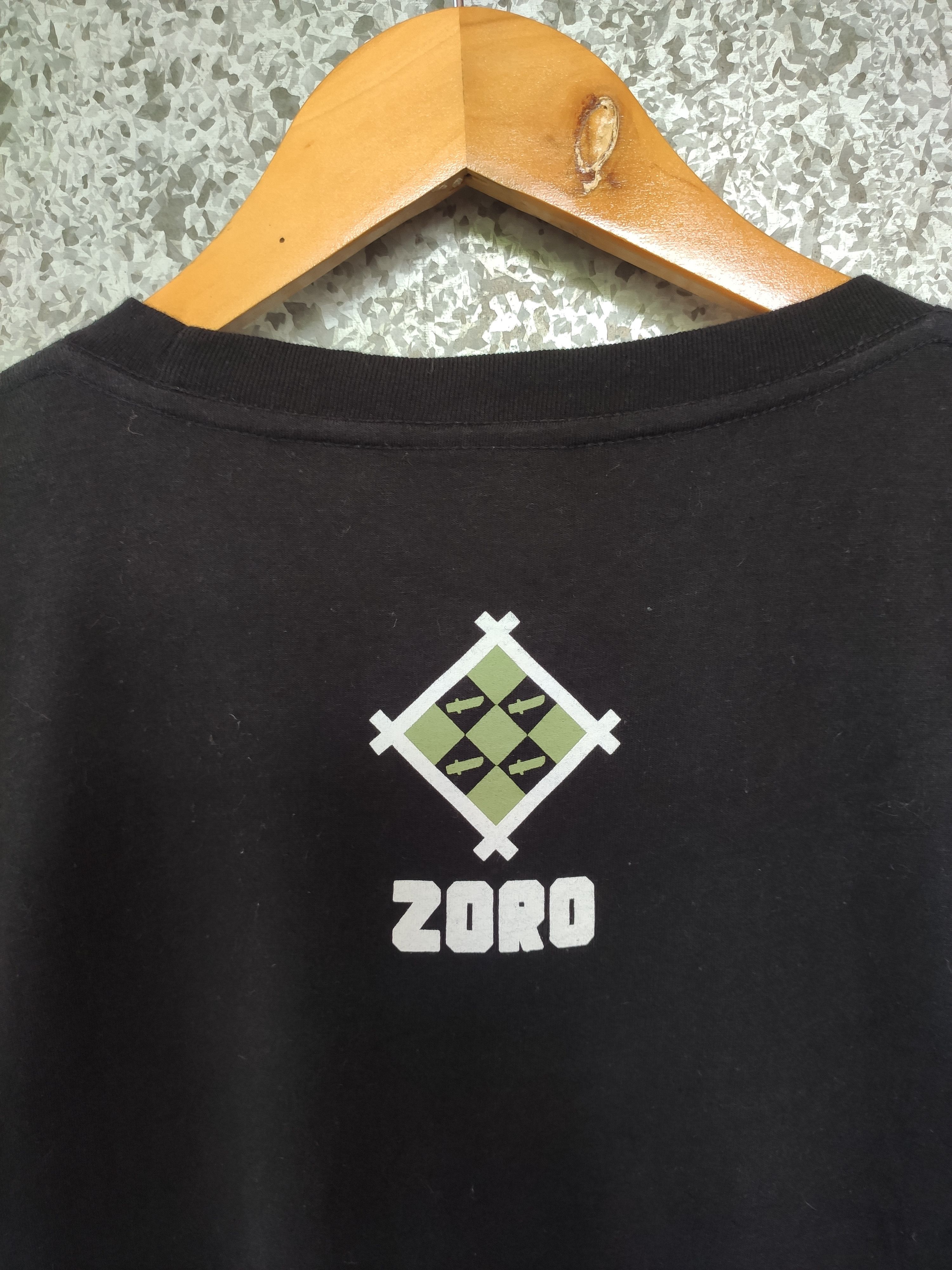 Anime Vintage One piece t shirt Zoro Size US XL / EU 56 / 4 - 4 Thumbnail