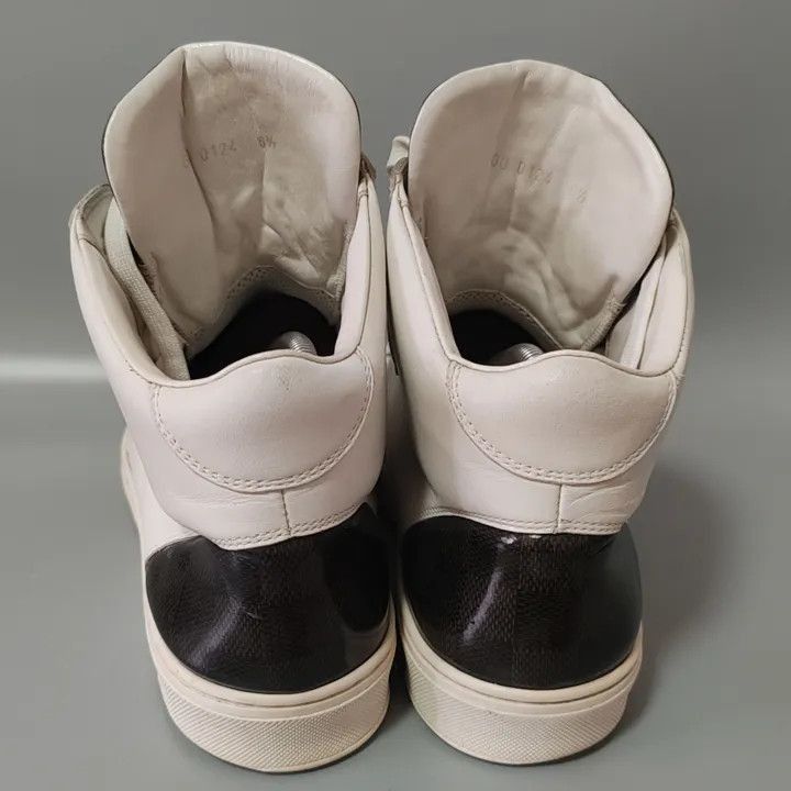 Louis Vuitton Louis Vuitton White High-Top Casual Sneakers -2508 Size US 8.5 / EU 41-42 - 3 Thumbnail