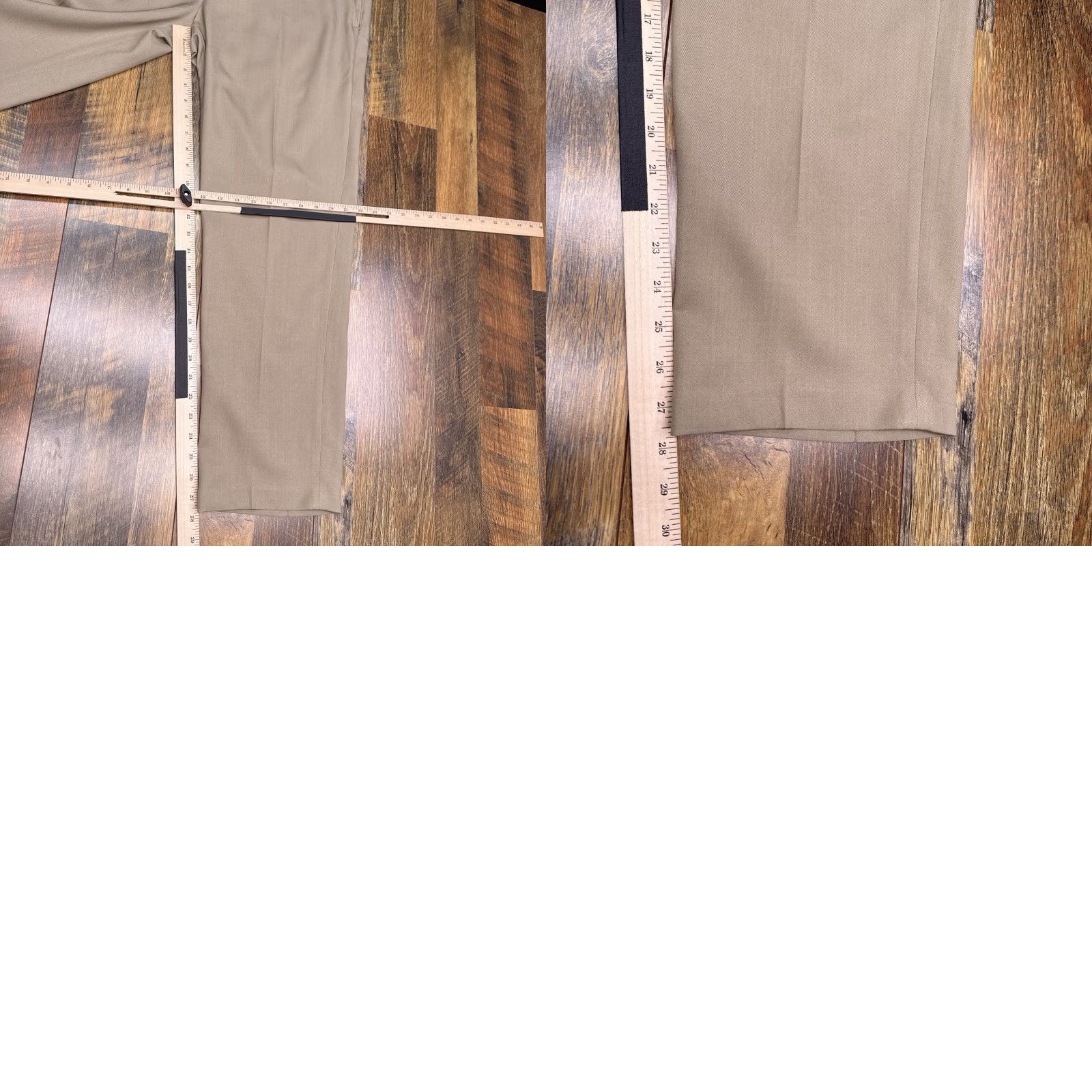 Haggar Haggar Dress Pants Mens 34x29 Khaki Straight Fit New Comfort Zip Pockets Flat Front Classic Modern Size US 34 / EU 50 - 9 Thumbnail