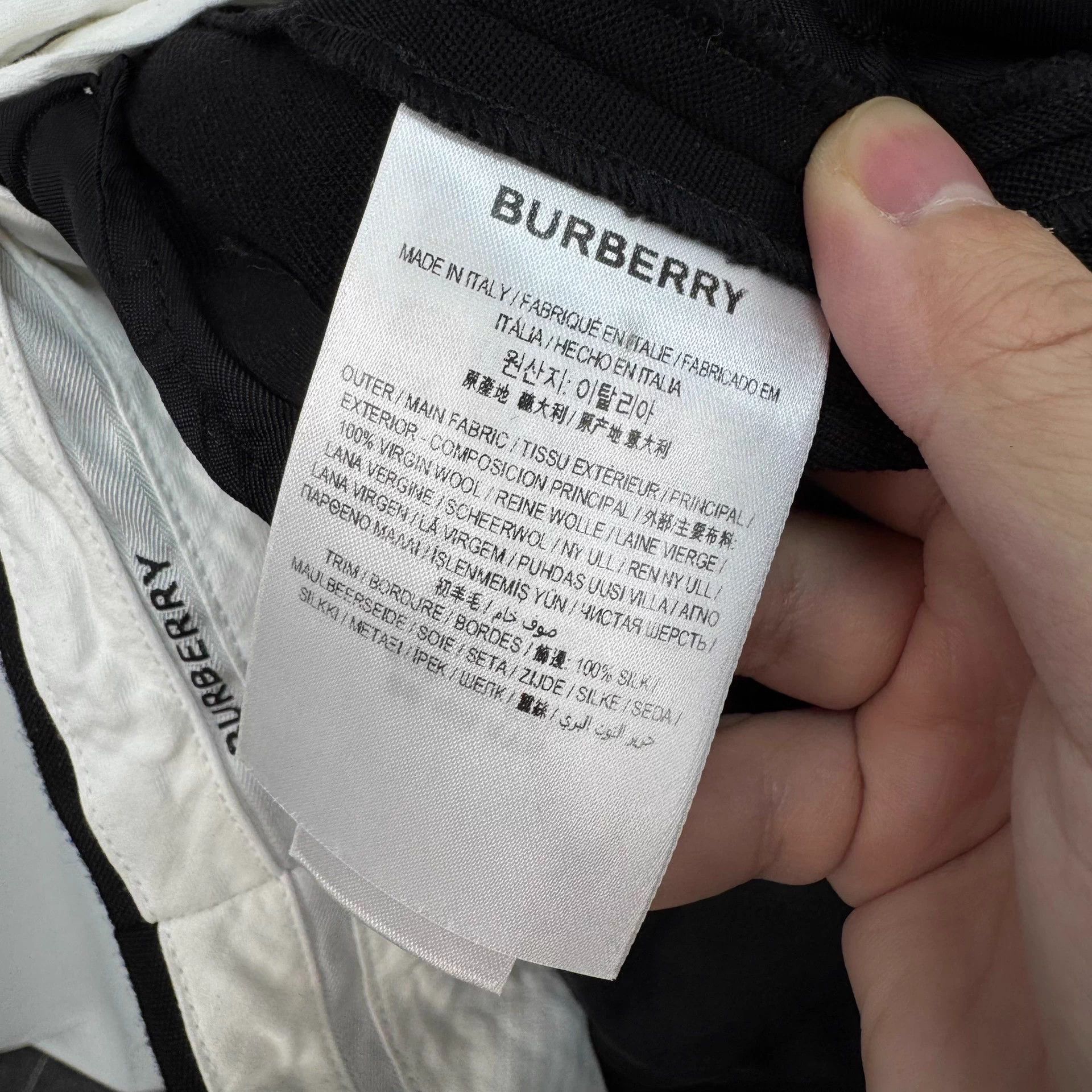 Burberry Burberry tan stripe wool casual pants UK6 99 new Size 26" / US 2 / IT 38 - 6 Thumbnail
