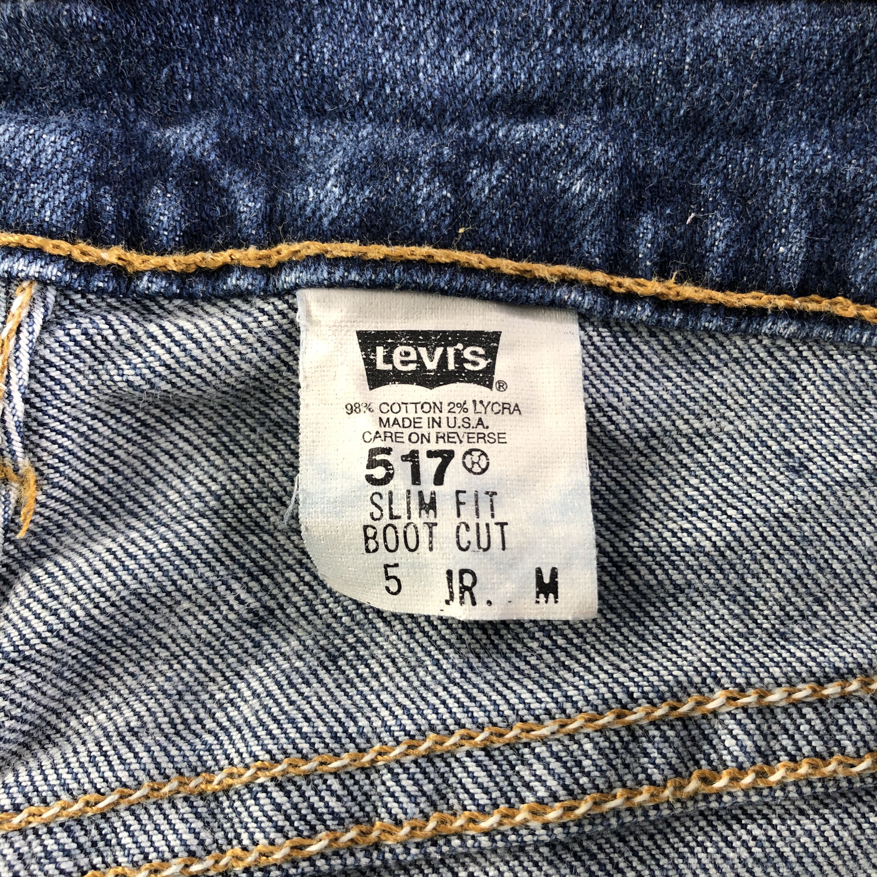 Levi's Vintage 90s Blue Wash Levis 517 Jeans-J3064 Size 28" / US 6 / IT 42 - 9 Thumbnail