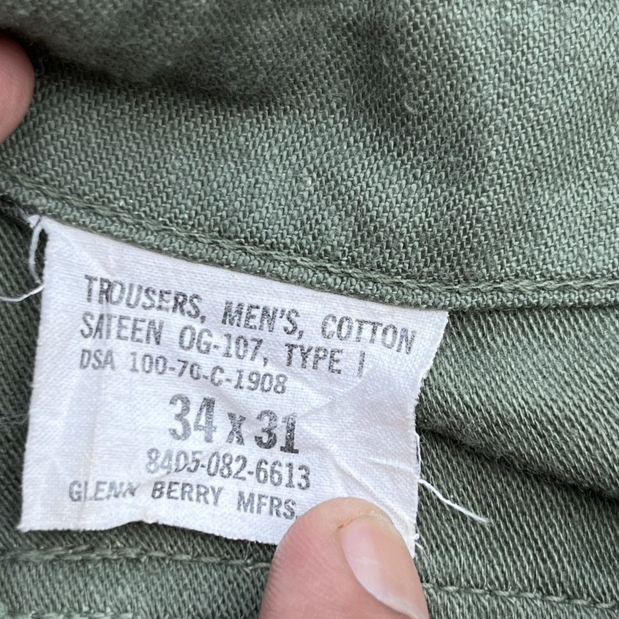 Alpha Industries UTILITY FATIGUE OG 107 VINTAGE MILITARY PANTS / BUZZ RICKSON Size US 34 / EU 50 - 4 Thumbnail