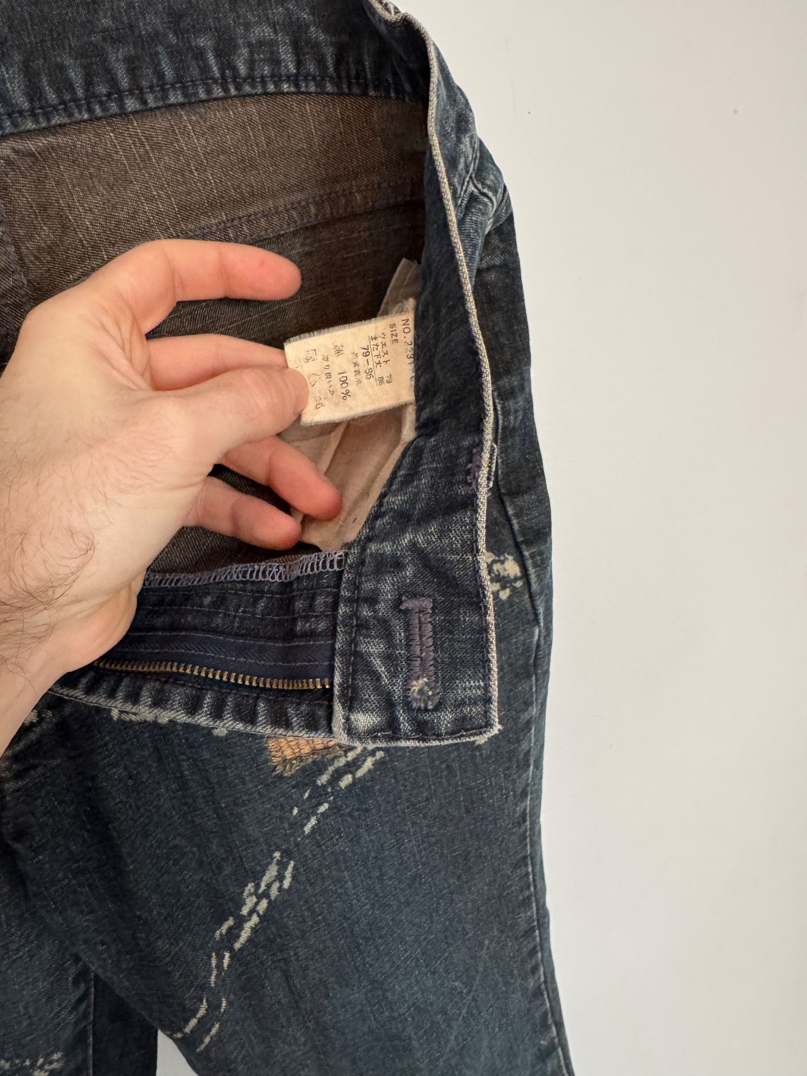 Japanese Brand Vintage Japanese Designer denim, similar to Issey Miyake Size US 30 / EU 46 - 3 Thumbnail