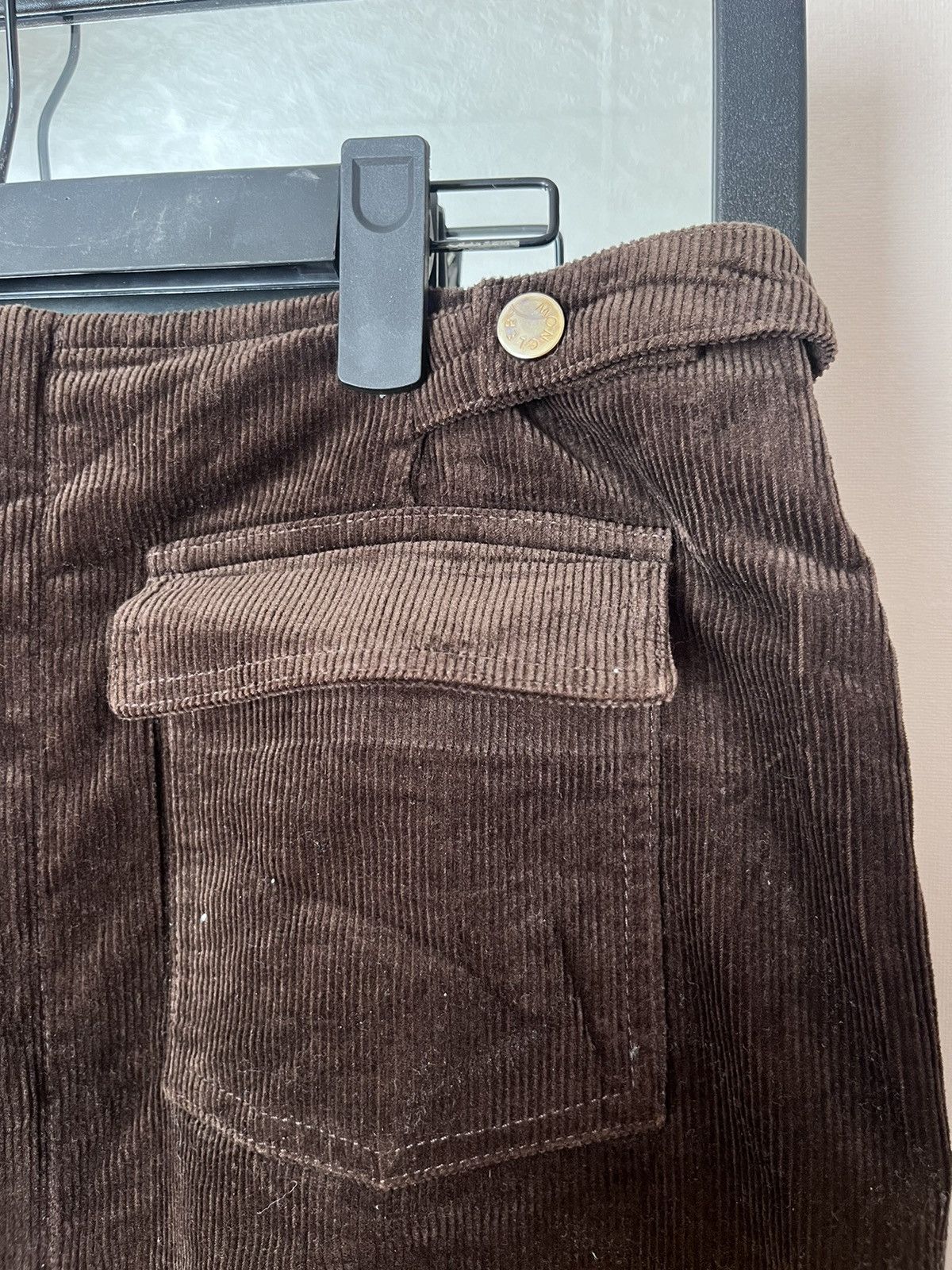 Moncler Vintage Women Moncler Corduroy Skirt Brown IT46 Size 32" / US 10 / IT 46 - 8 Thumbnail