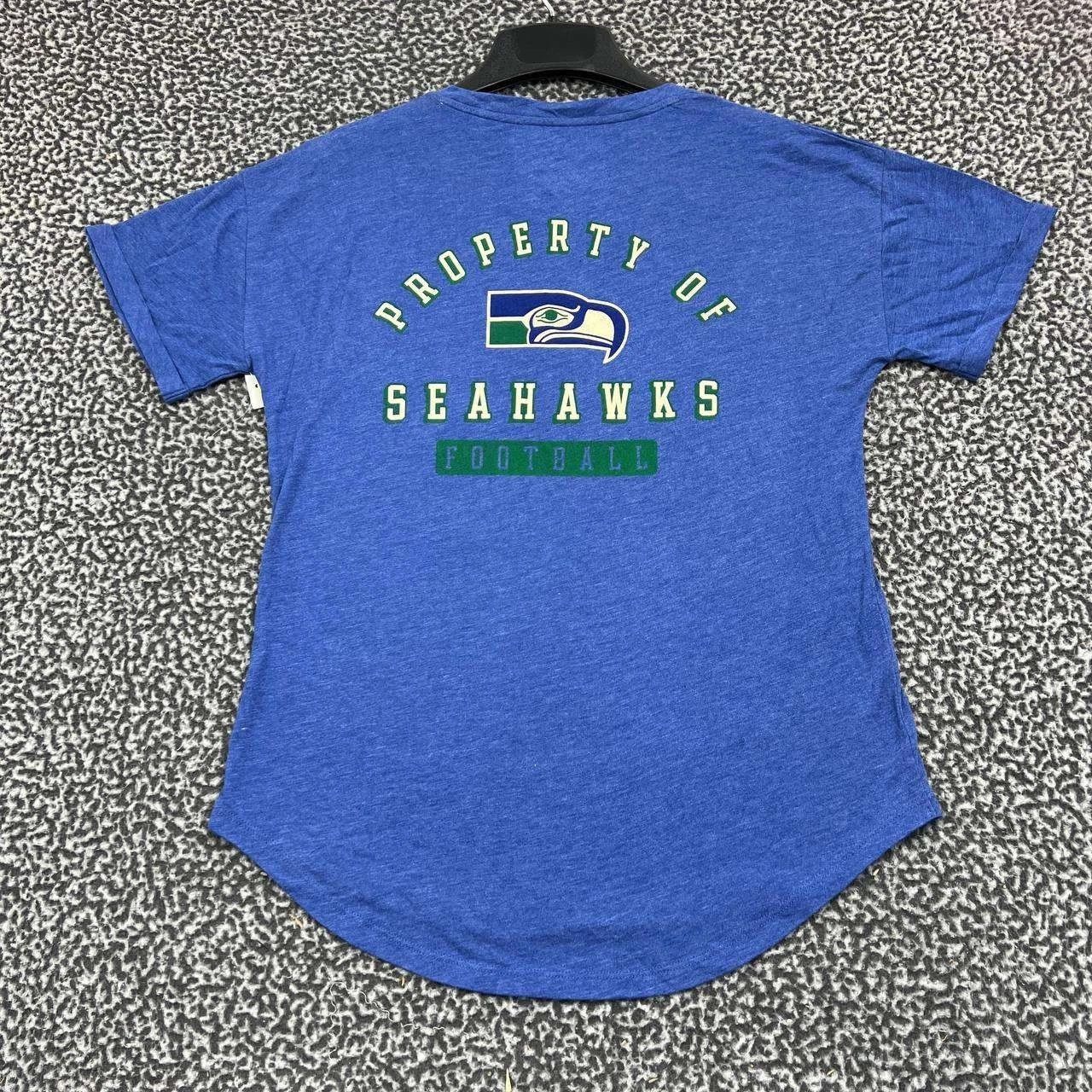 Other Seattle Seahawks Shirt Women Blue Short Sleeve Crew Neck M Size M / US 6-8 / IT 42-44 - 2 Thumbnail