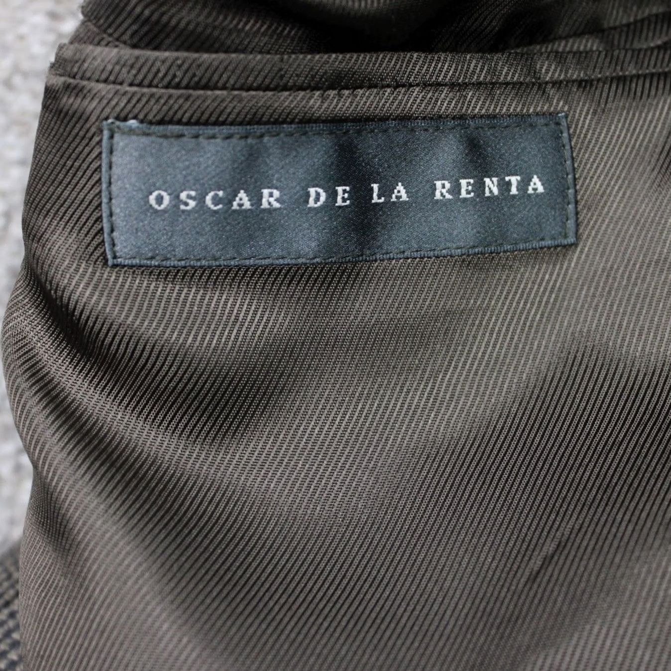 Oscar De La Renta Oscar de la Renta Blazer Men 42R Gray Wool/Cashmere 2 Button Ventless Sport Coat Size 42R - 7 Thumbnail