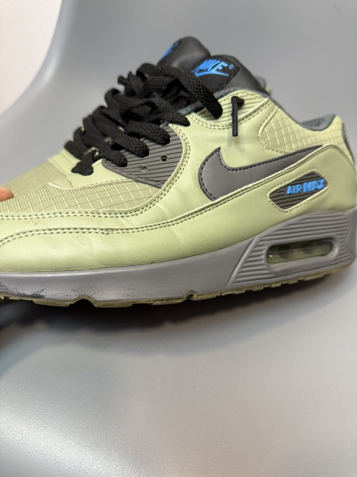 Nike Vintage Nike Air Max 90 Green Size US 8 / EU 41 - 9 Thumbnail