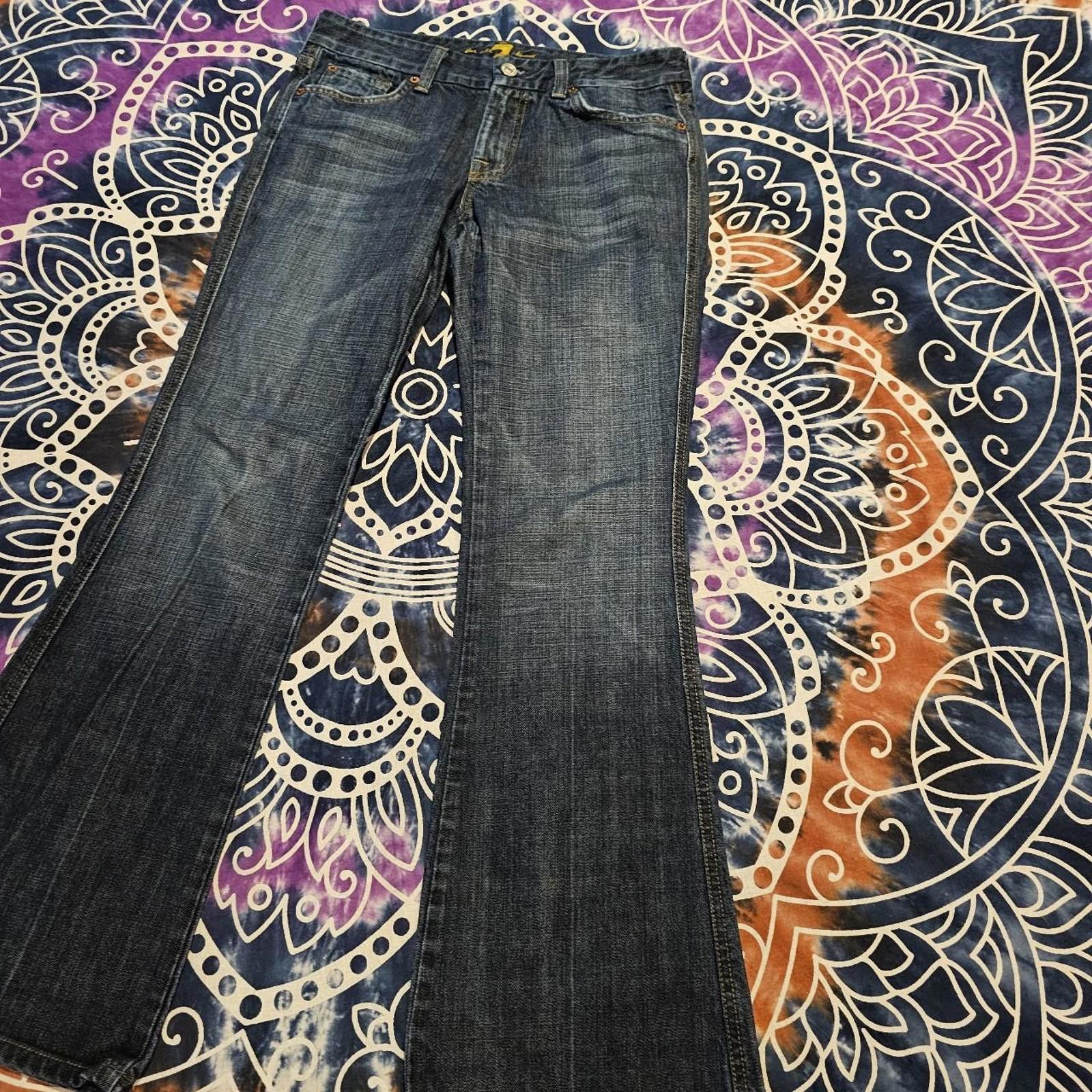 Seven 7 Seven7 Women's Blue Jeans Size 29" - 3 Thumbnail