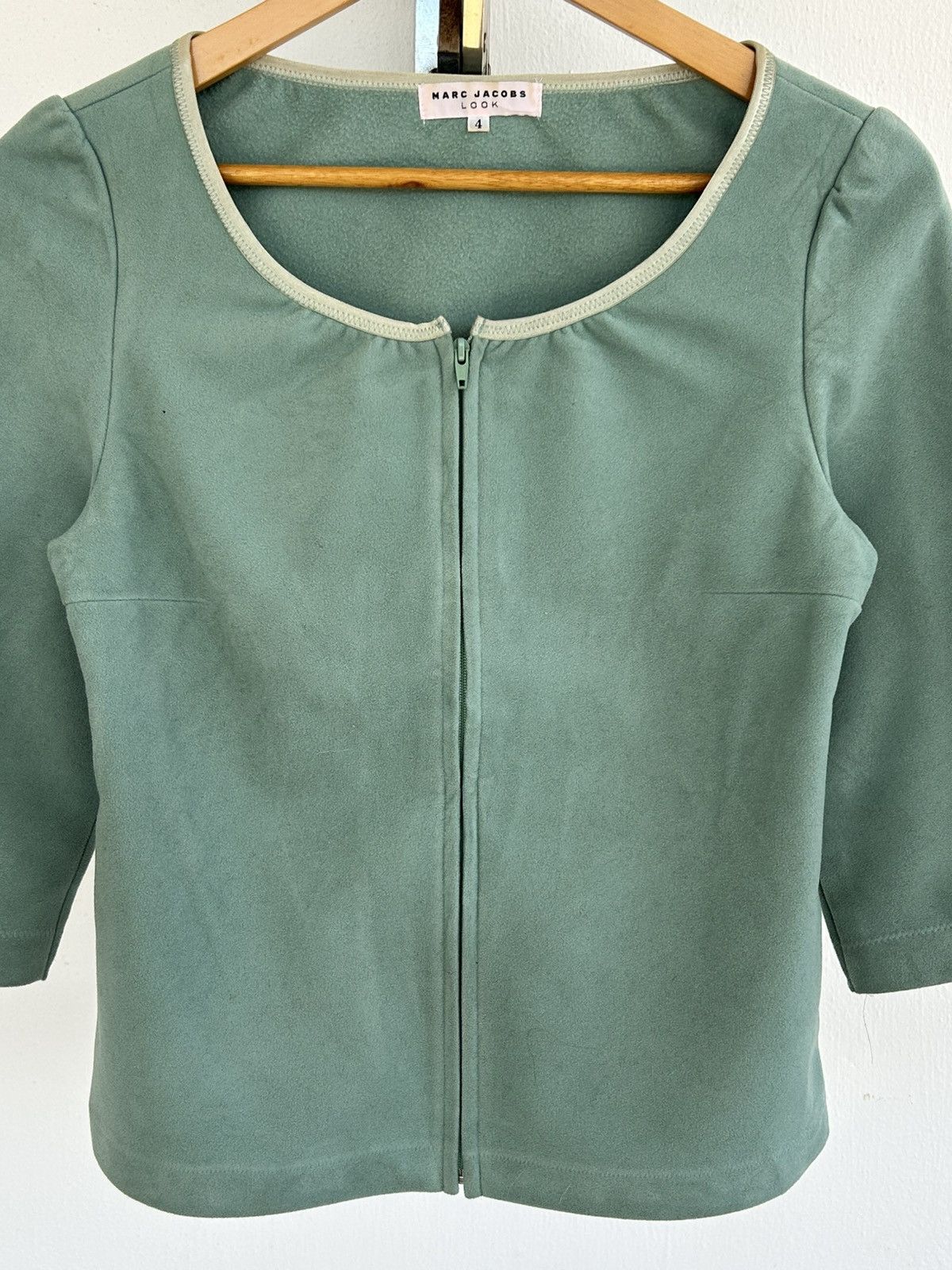 Marc Jacobs Marc Jacobs Look Green Zipped Top Size M / US 6-8 / IT 42-44 - 3 Thumbnail