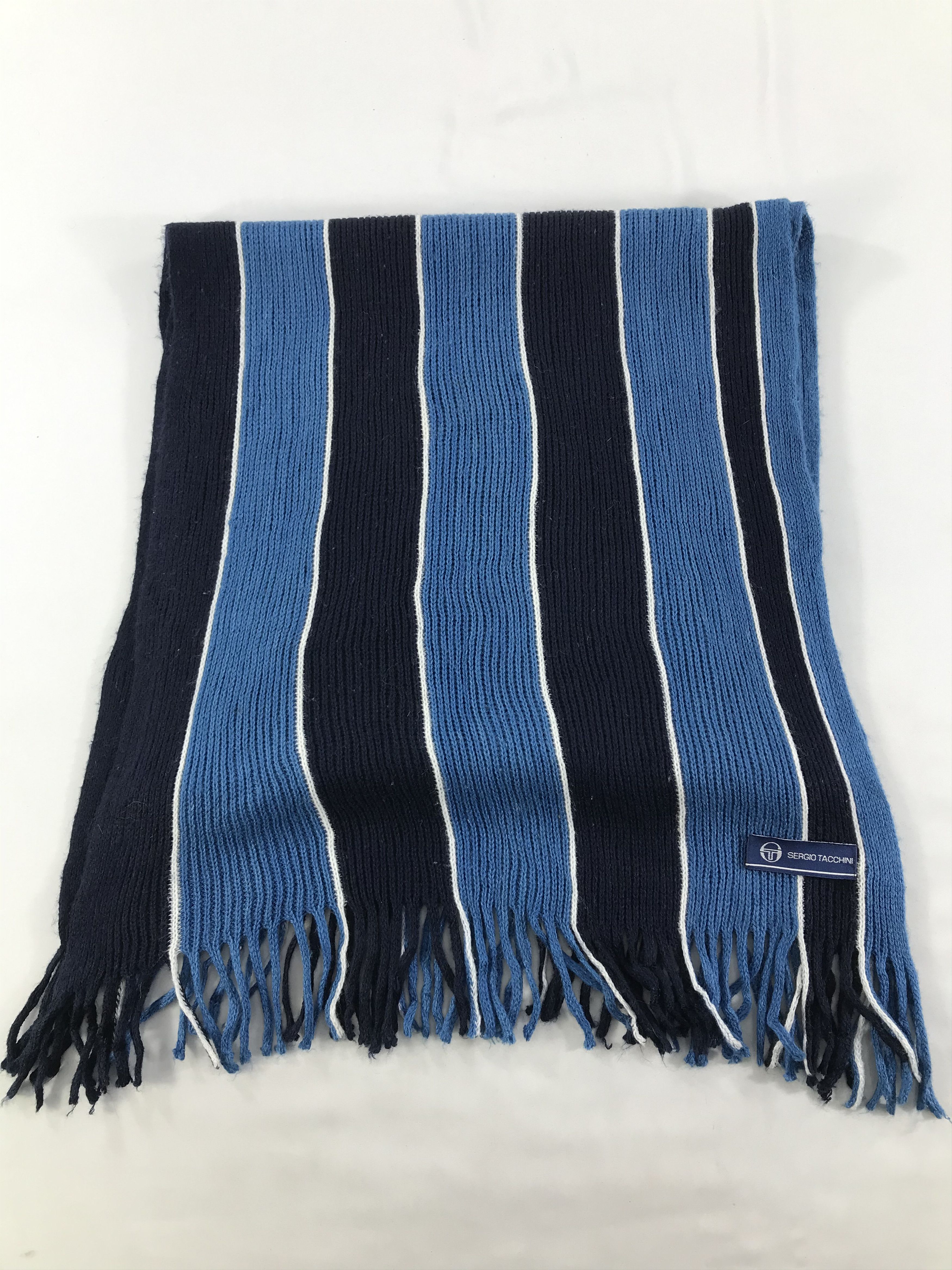 Sergio Tacchini Vintage Sergio Tacchini Scarf/Muffler/Neckwear MF1275 Size ONE SIZE - 2 Thumbnail