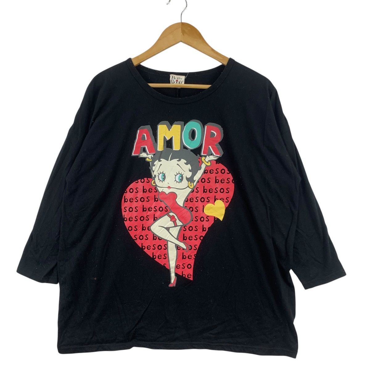 Other BETTY BOOP CARTOON Amor Love Hollywood Tee Shirt Top Long Size XXL / US 16-18 / IT 52-54 - 4 Thumbnail