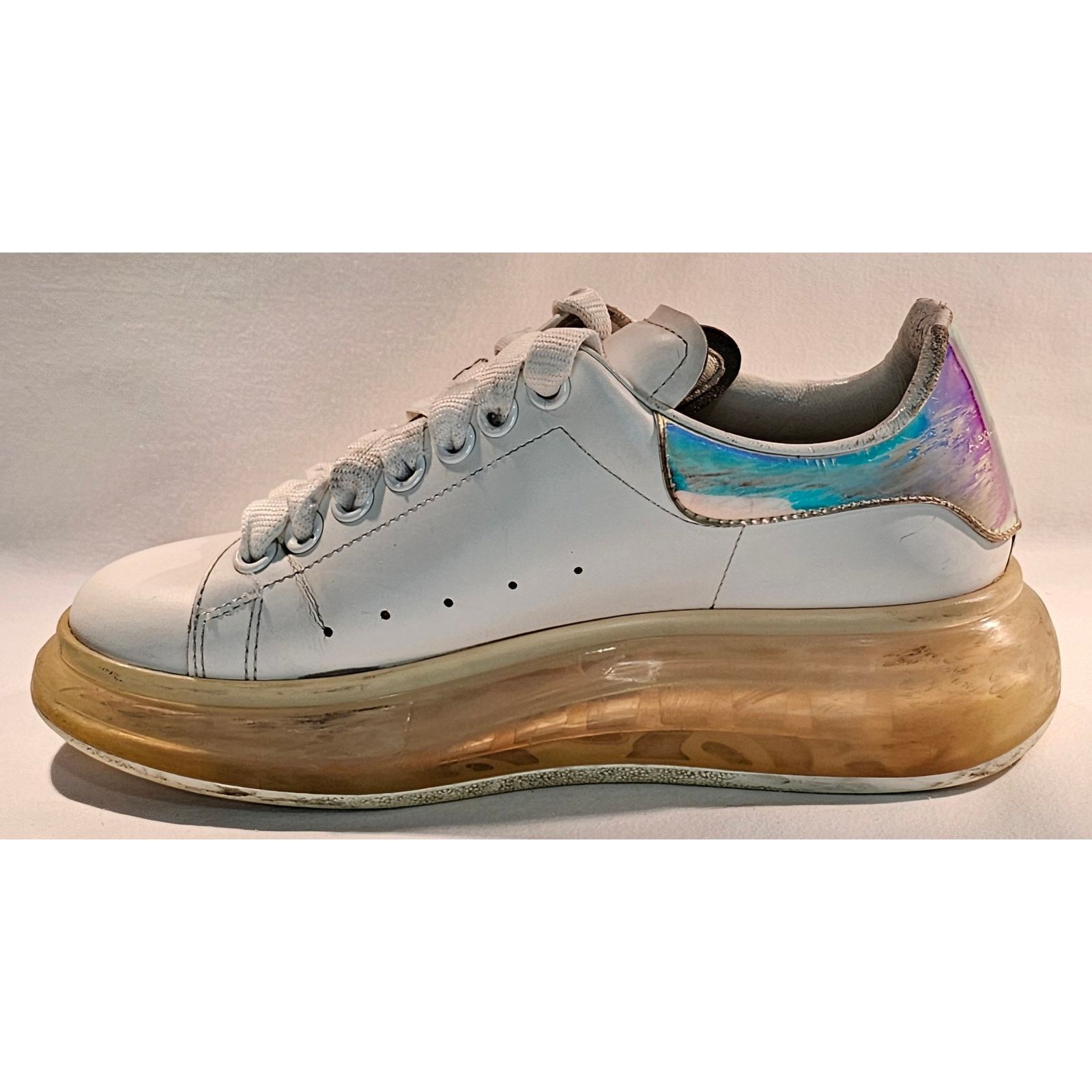 Alexander McQueen Alexander McQueen Oversized Sneaker “White Multi” Size US 6.5 / IT 36.5 - 12 Thumbnail