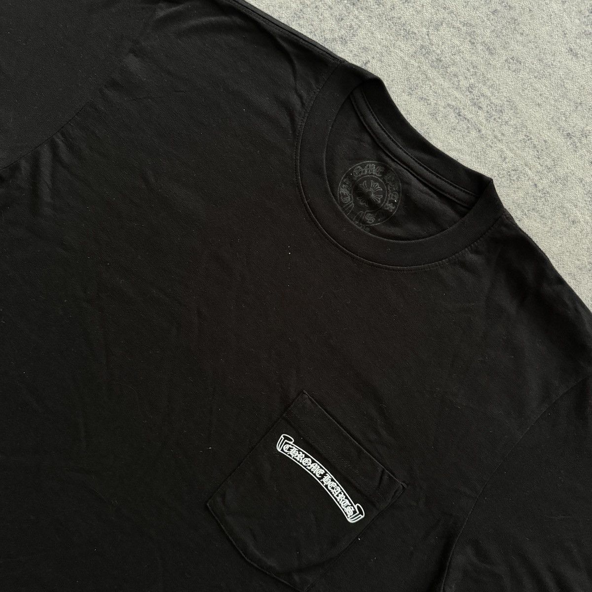 Chrome Hearts Chrome hearts scroll logo t-shirt black Size US L / EU 52-54 / 3 - 3 Thumbnail