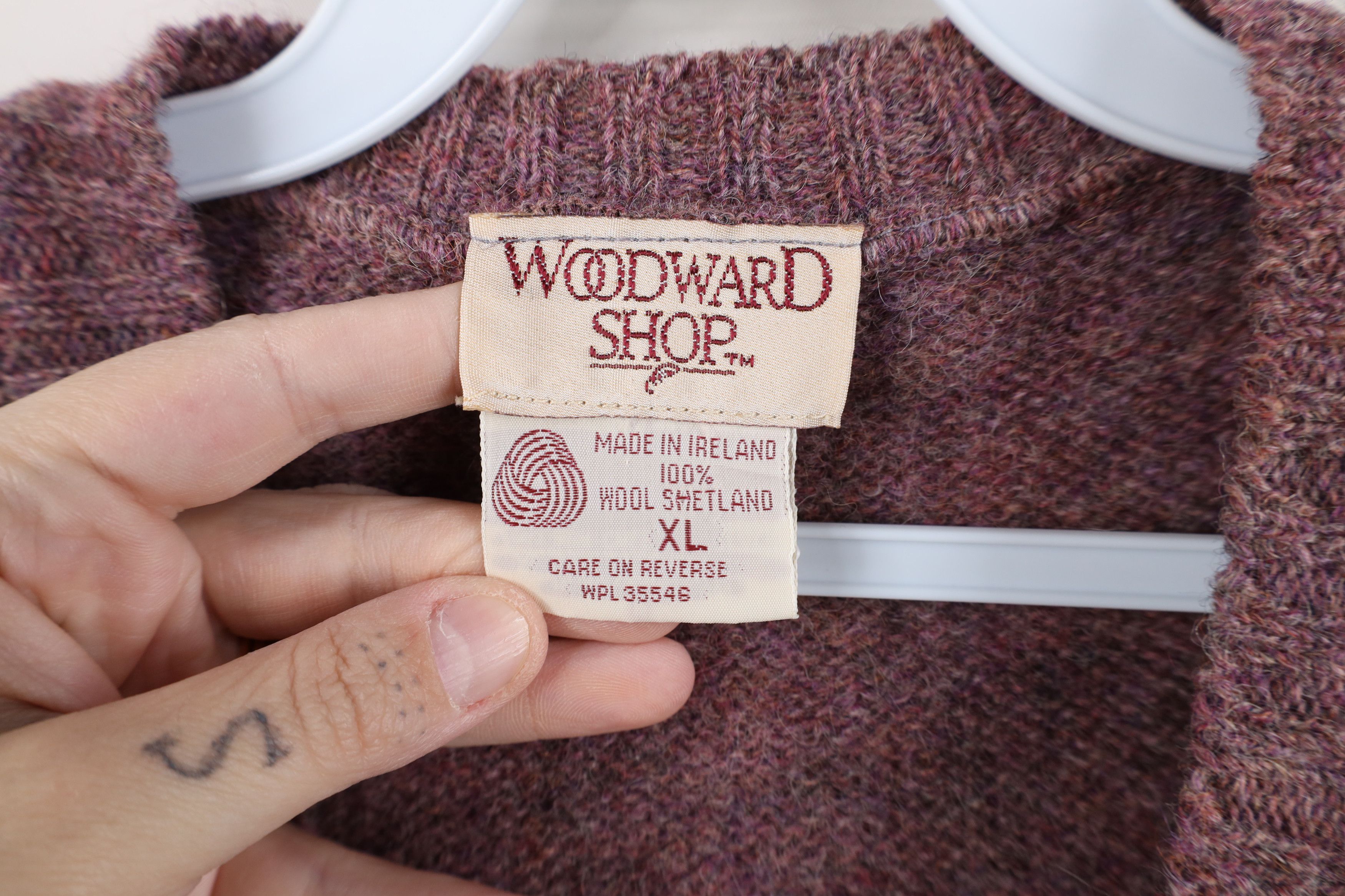 Vintage Vintage 70s Streetwear Wool Knit Diamond Argyle Sweater Vest Size US XL / EU 56 / 4 - 6 Thumbnail