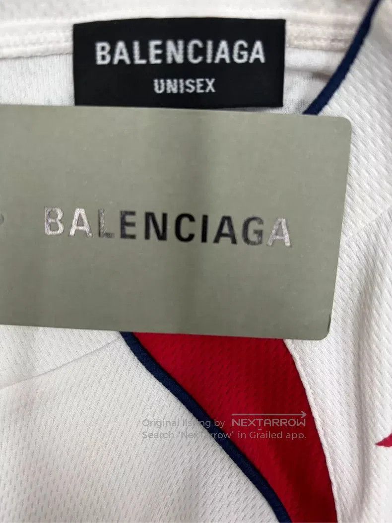 Balenciaga Balenciaga Red and White Hockey Jersey M Size. Size US M / EU 48-50 / 2 - 2 Thumbnail