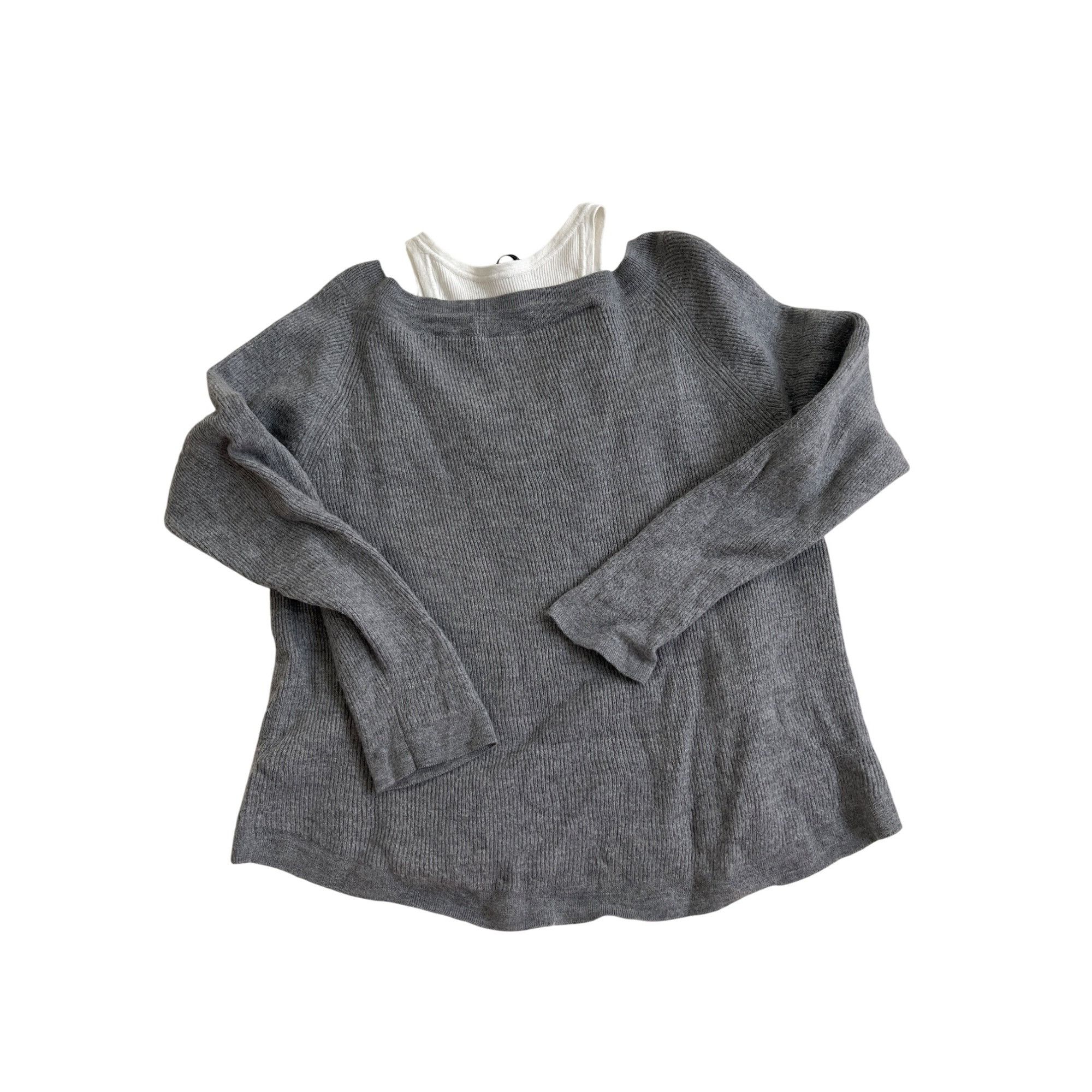 T by Alexander Wang T By Alexander Wang Wool V-Neck Sweater With Inner White Fau Size M / US 6-8 / IT 42-44 - 6 Thumbnail