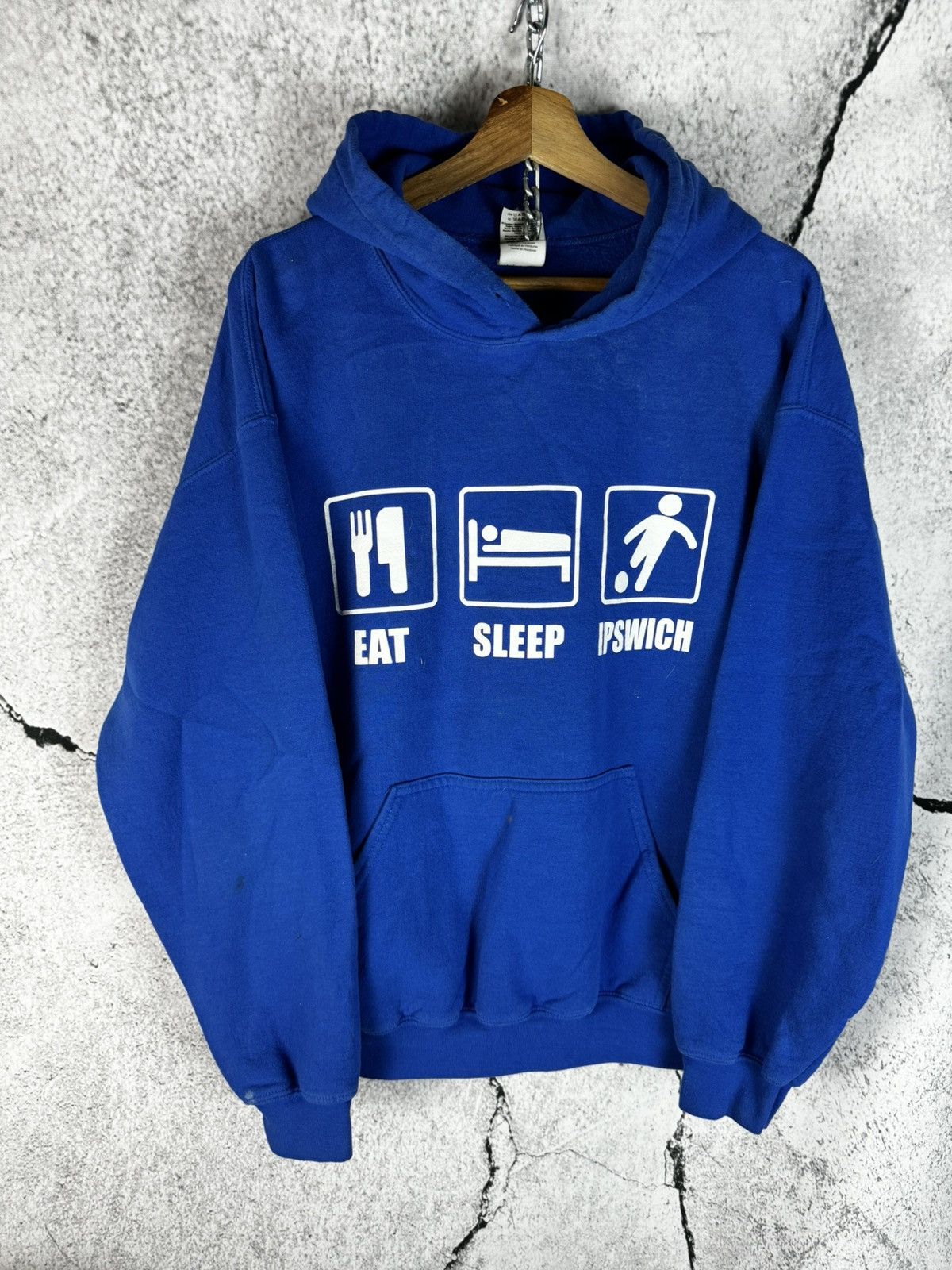 Vintage Vintage Rare boxy Ipswich meme Football Soccer Team Hoodie Size US L / EU 52-54 / 3 - 1 Thumbnail