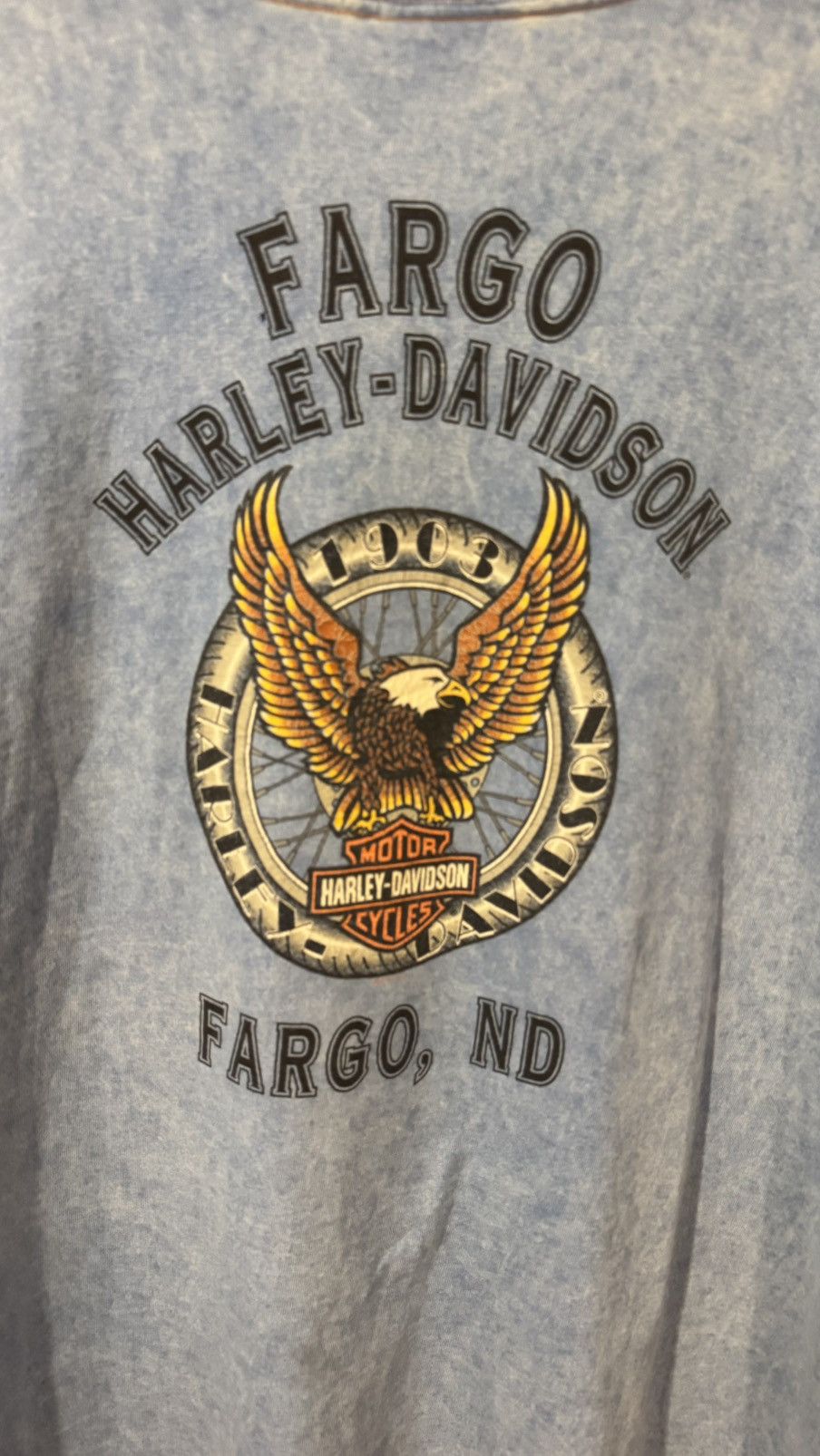 Harley Davidson × Vintage Blue vintage Harley Davidson Shirt Size US L / EU 52-54 / 3 - 7 Thumbnail
