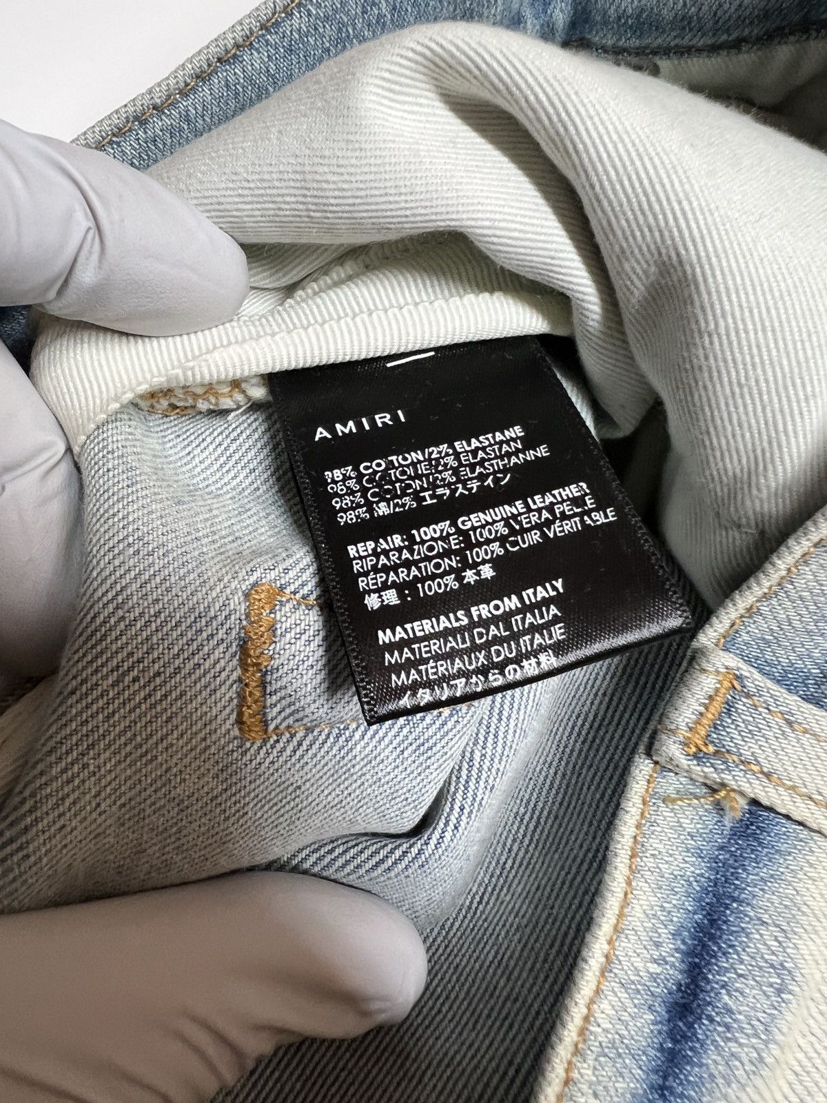 Amiri Art patch jean rn150712 Size US 32 / EU 48 - 14 Thumbnail