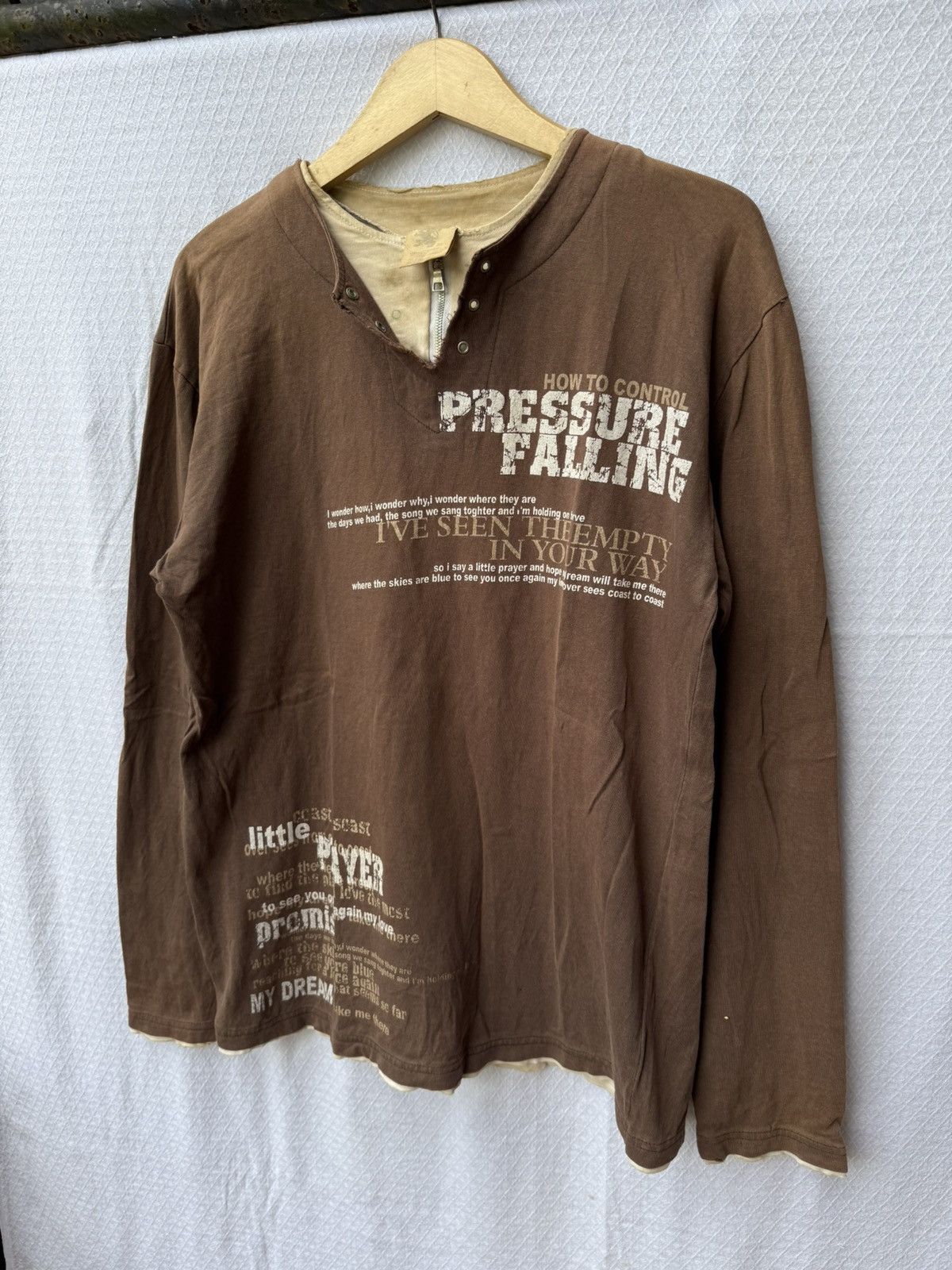 Hysteric Glamour Double Layer Poem Longsleeve Size US L / EU 52-54 / 3 - 3 Thumbnail
