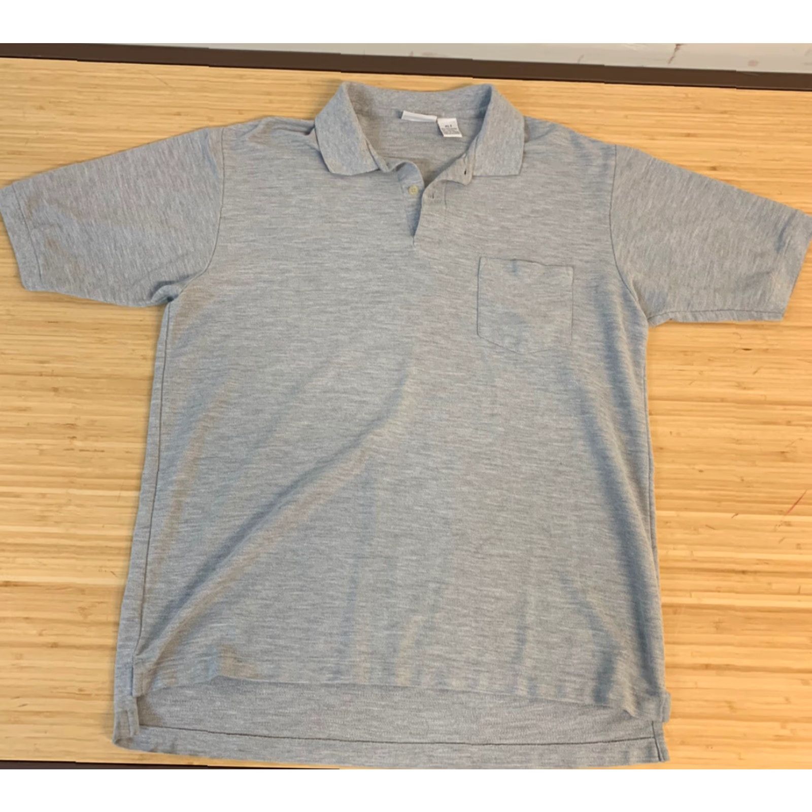 Bugle Boy Bugle Boy Polo Shirt L Mens Gray Cotton Short Sleeve Classic Retro Solid Size US L / EU 52-54 / 3 - 2 Thumbnail