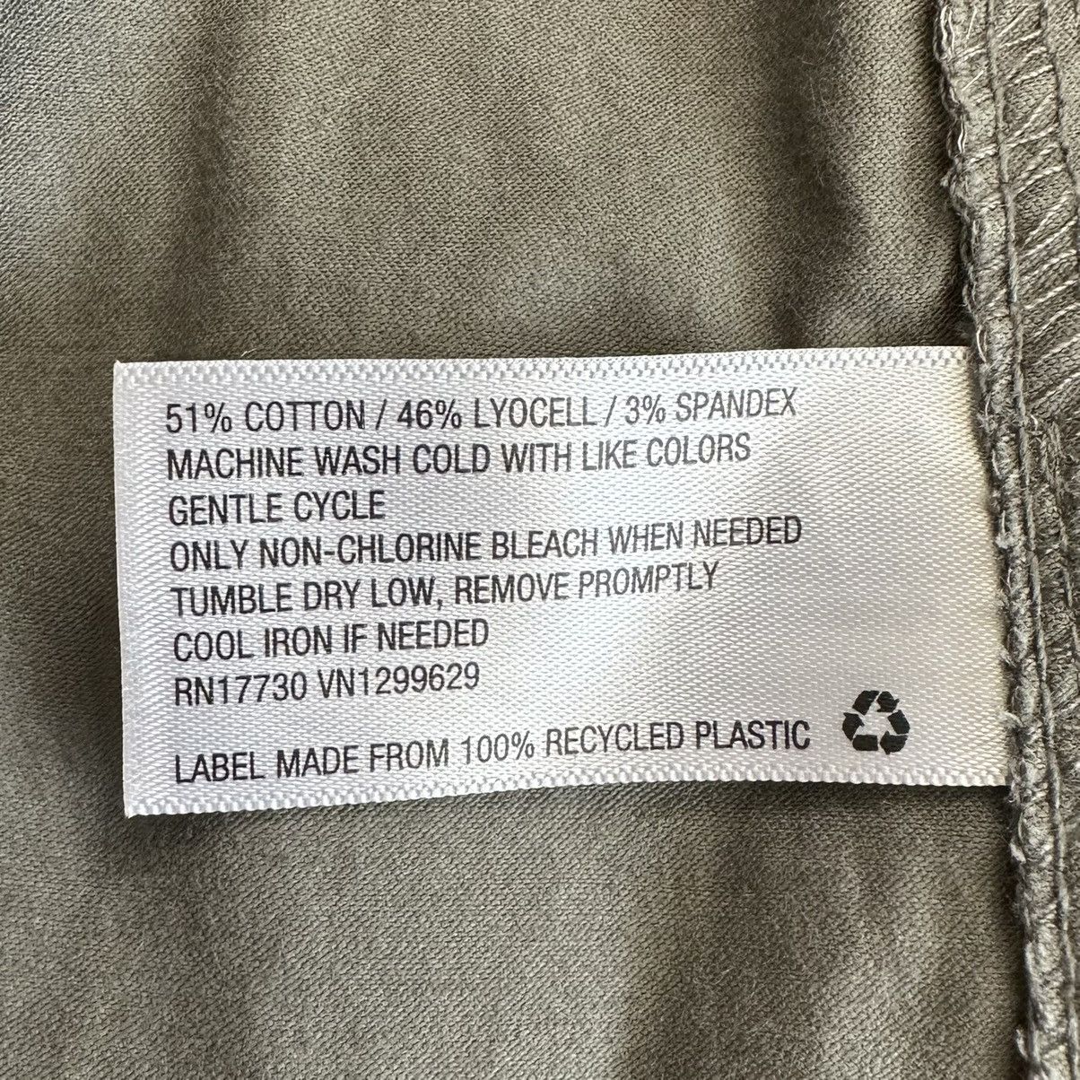 Other Knox Rose Gray Lyocell Cotton Blend Elasticized Jogger Pants Size 38" / US 16 / IT 52 - 9 Thumbnail