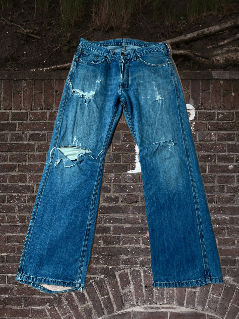 Carhartt × Vintage Flared Denim Jeans Pants Bootcut Y2K Size US 32 / EU 48 - 1 Thumbnail