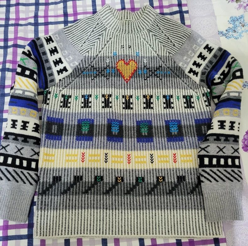 Kenzo KENZO Knitted sweater Size US M / EU 48-50 / 2 - 2 Thumbnail