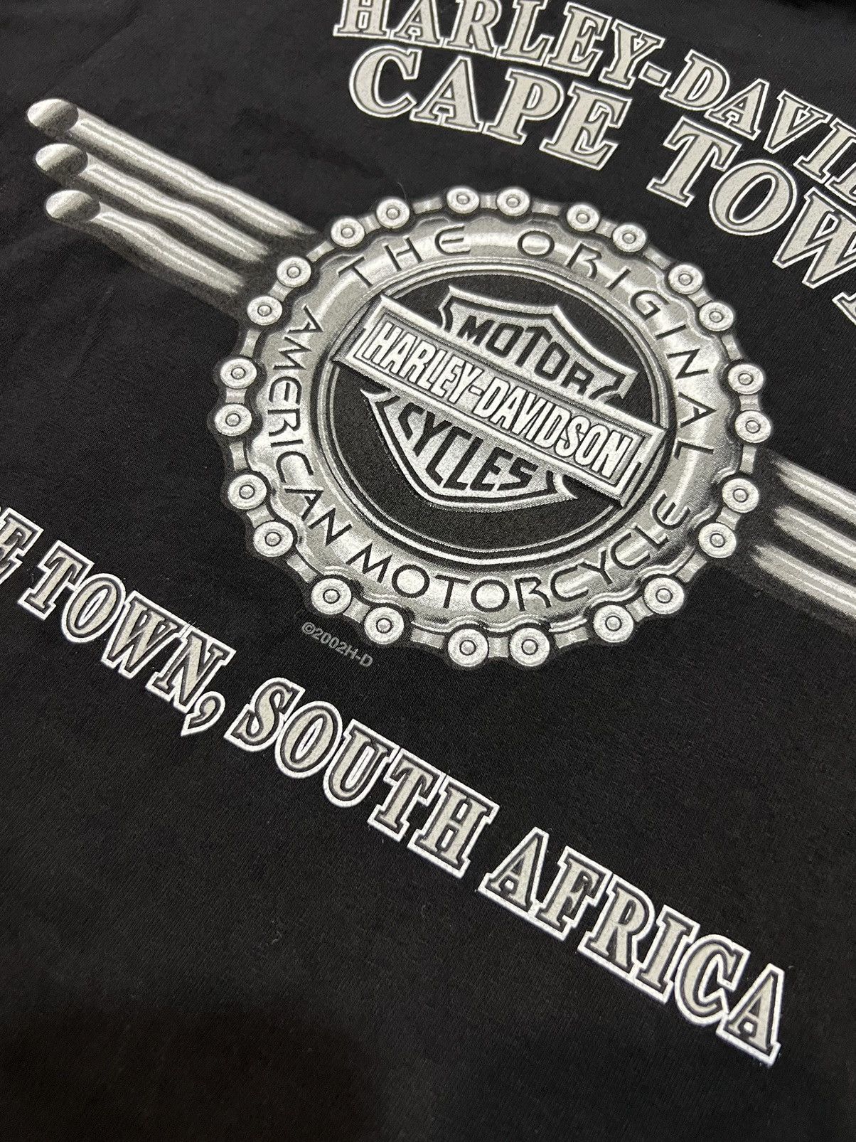 Harley Davidson × Vintage Vintage 00s Wolf Eagle T-shirt Size L Size US L / EU 52-54 / 3 - 5 Thumbnail