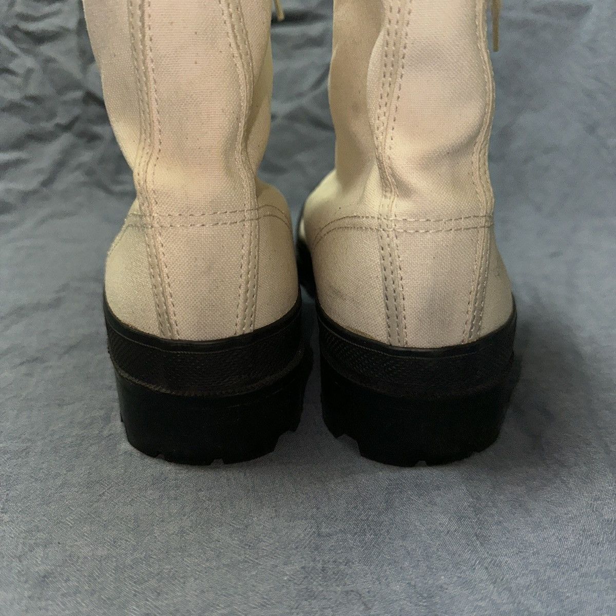 Comme des Garcons Homme Plus 90s CdGH Plus Canvas Combat Boots Size US 10 / EU 43 - 5 Thumbnail