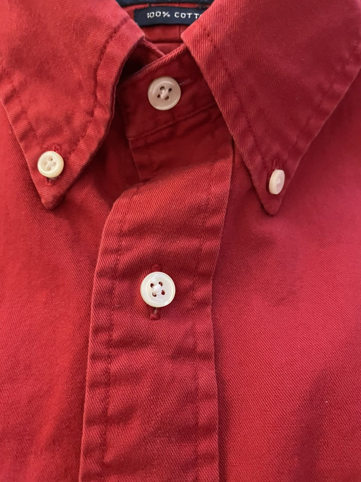 Polo Ralph Lauren × Vintage The Iconic Button Down Twill Shirt Size US L / EU 52-54 / 3 - 3 Thumbnail
