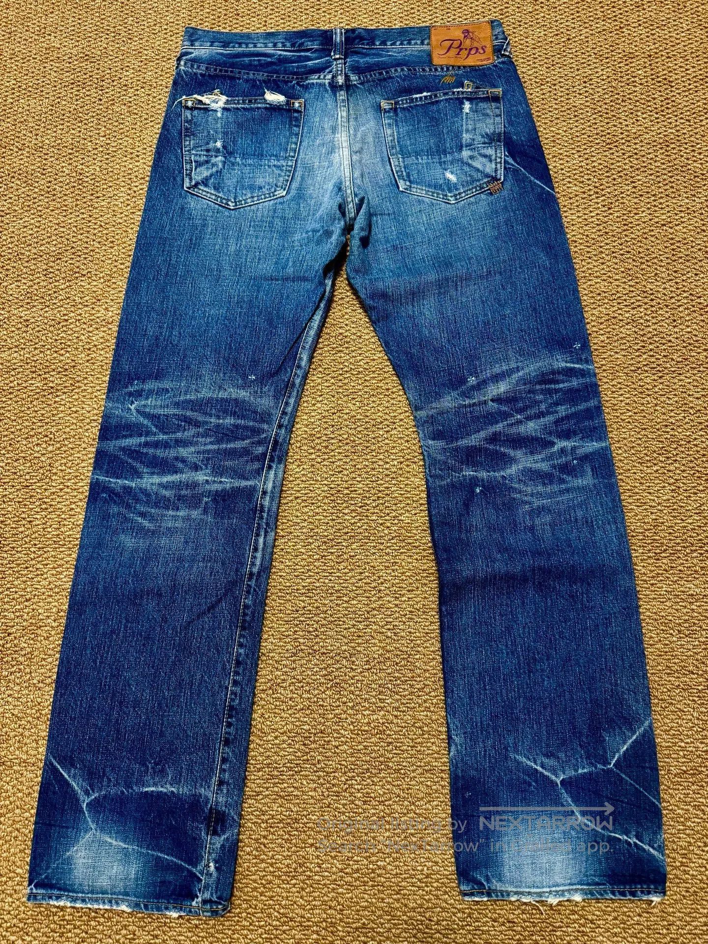 Prps Prps Blue Distressed Denim Jeans. Size US 34 / EU 50 - 2 Thumbnail