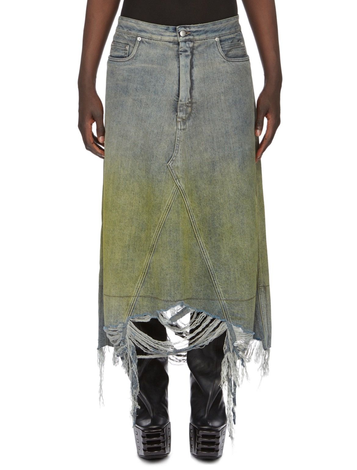 Rick Owens Rick Owens FW23 Luxor Runway Godet Skirt Size US 30 / EU 46 - 7 Thumbnail