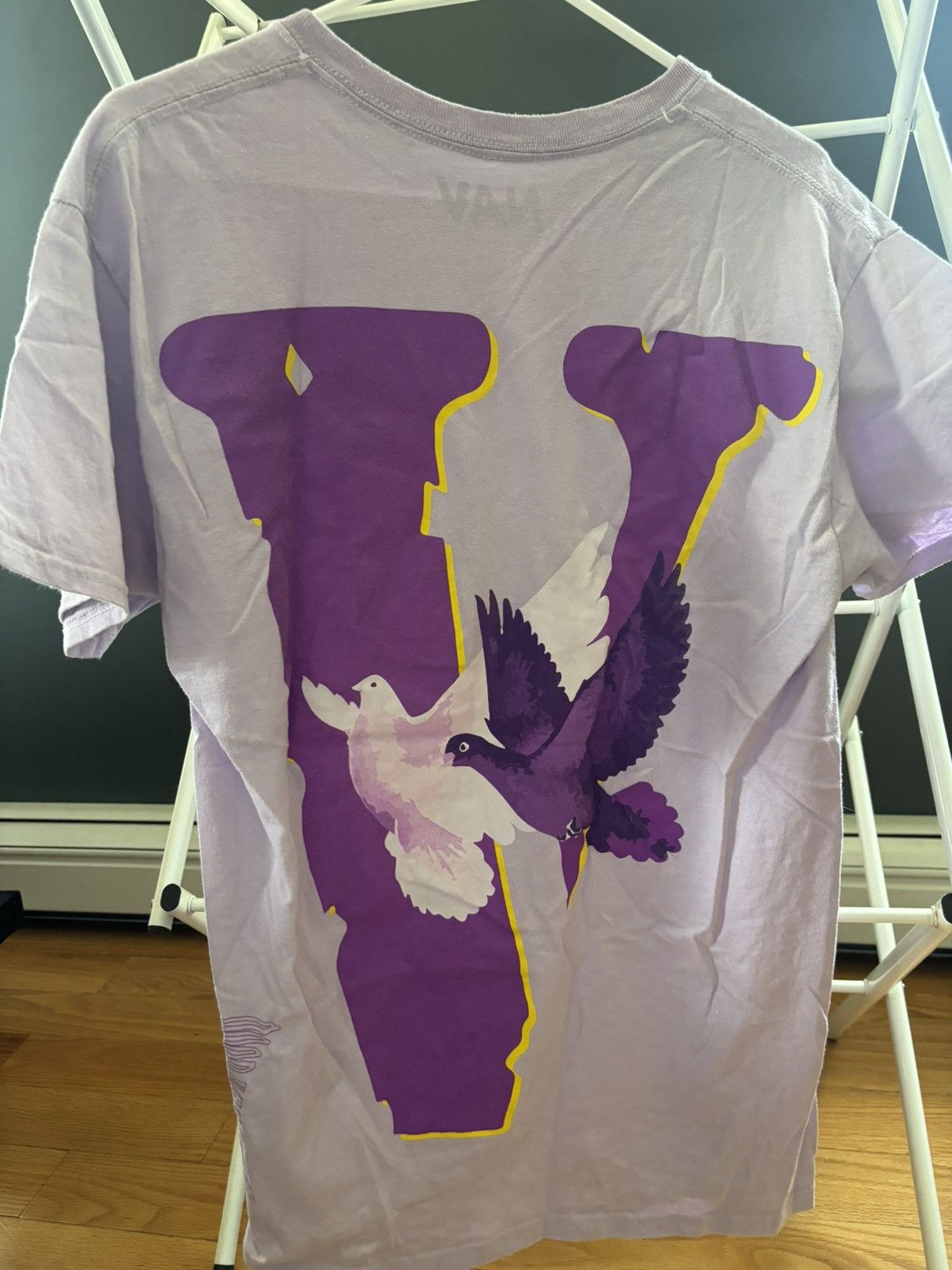 Vlone Light purple Good intentions Nav Vlone T shirt Size US M / EU 48-50 / 2 - 4 Thumbnail