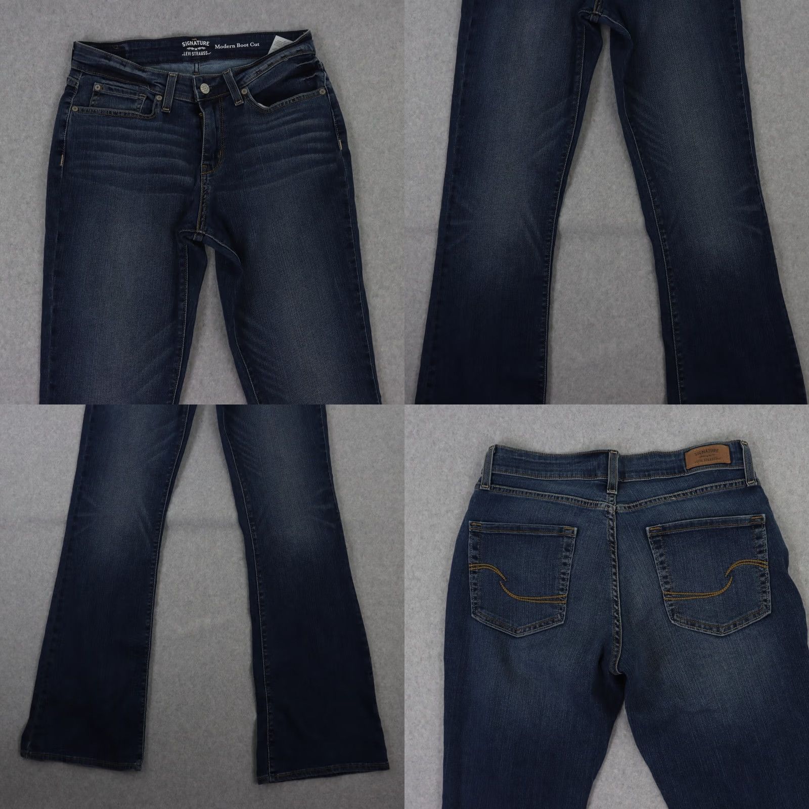 Levi's Levi Strauss Signature WOMEN Jeans Size 30 Boot Cut Blue Denim Size 30" / US 8 / IT 44 - 9 Thumbnail