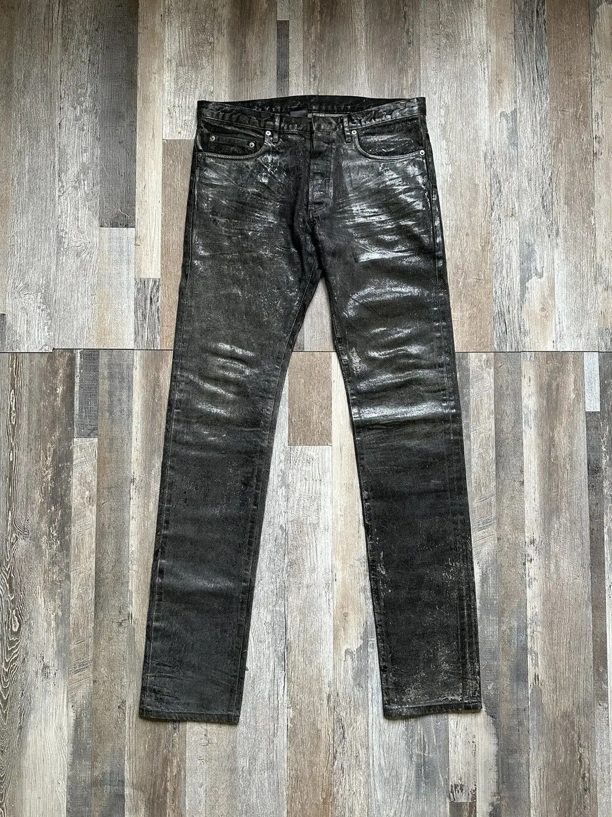 Dior Dior Homme MII AW05/06 Runway Dust Wash Damaged Jeans | Grailed
