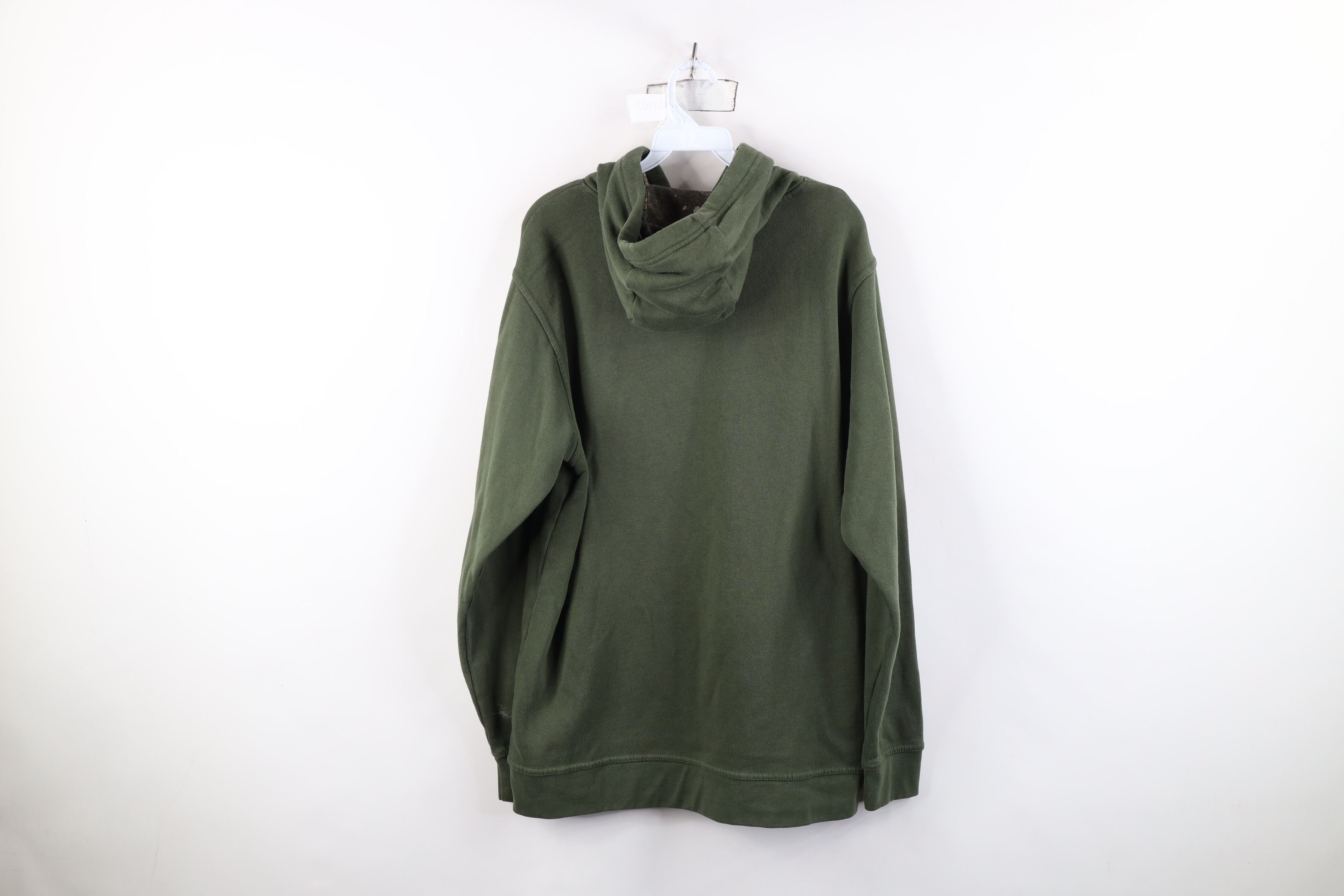 Cabelas Vintage Y2K Cabelas Spell Out Script Camouflage Hoodie Green Size US M / EU 48-50 / 2 - 13 Thumbnail