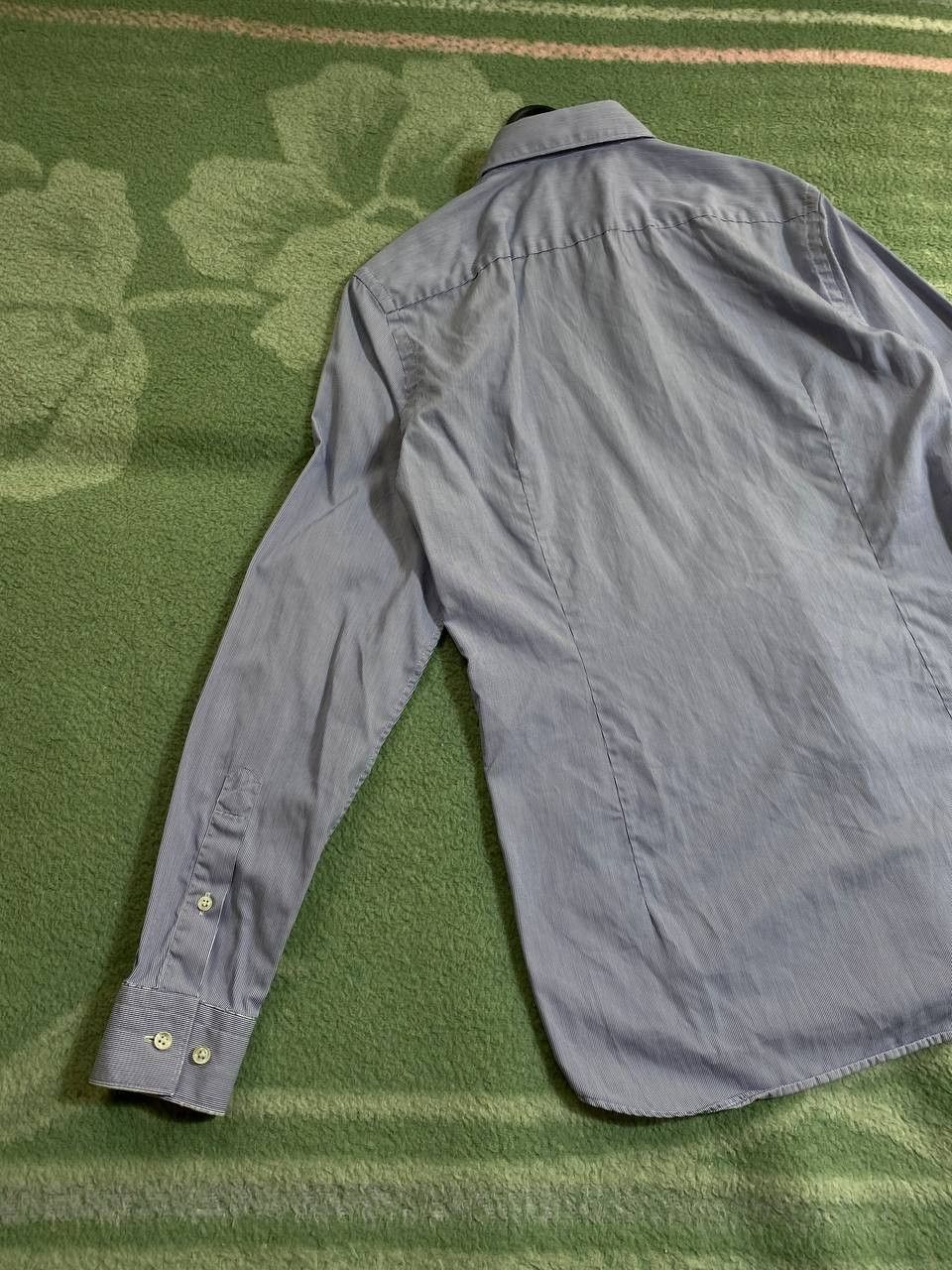 Hugo Boss × Vintage Vintage Hugo Boss Long Sleeve Embroidered Shirt Slim Fit Size US S / EU 44-46 / 1 - 11 Thumbnail