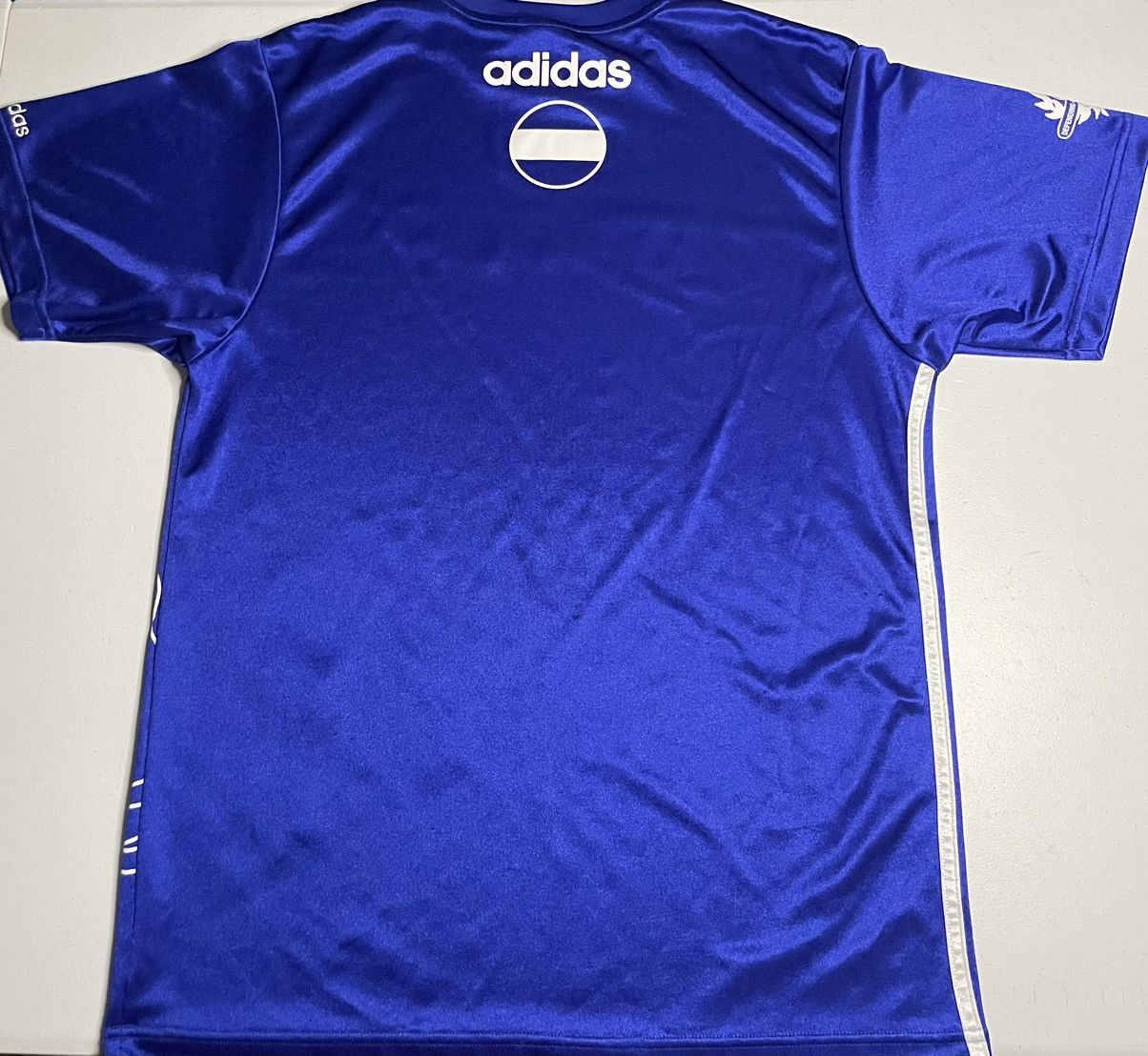 Adidas Adidas Greece Hellas Blue Soccer Jersey Size LARGE Size US L / EU 52-54 / 3 - 3 Thumbnail