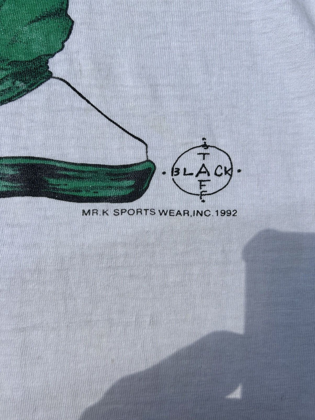 Vintage 1992 Black Staff Mr. K Sportswear Vintage Single Stitch Tee Size US XL / EU 56 / 4 - 3 Thumbnail