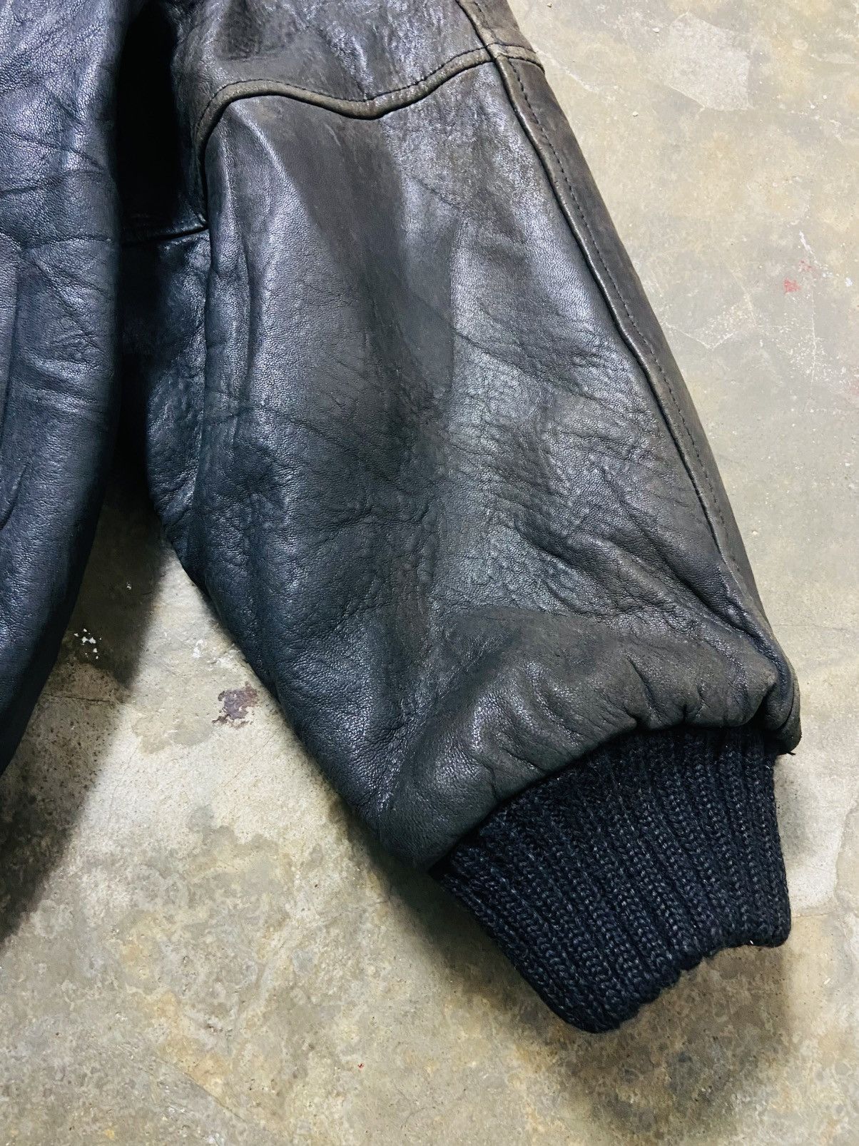 Ermenegildo Zegna Ermenegildo Zegna Leather Bomber Jacket (Made in Italy) Size US L / EU 52-54 / 3 - 6 Thumbnail