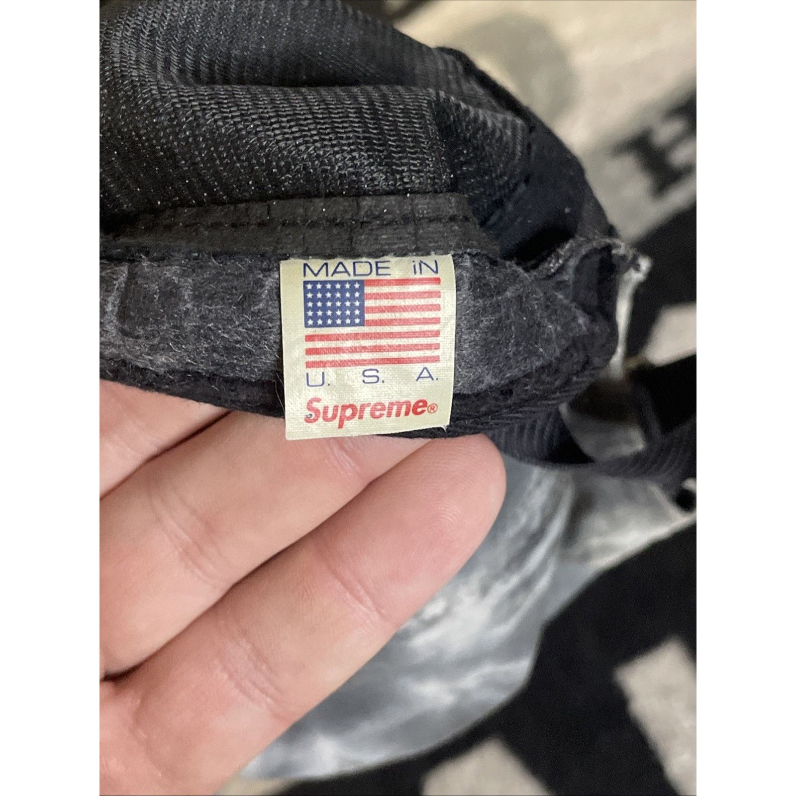 Supreme Supreme SS13 Tie-Dye black And White Camp Cap Rare Short Size ONE SIZE - 9 Thumbnail