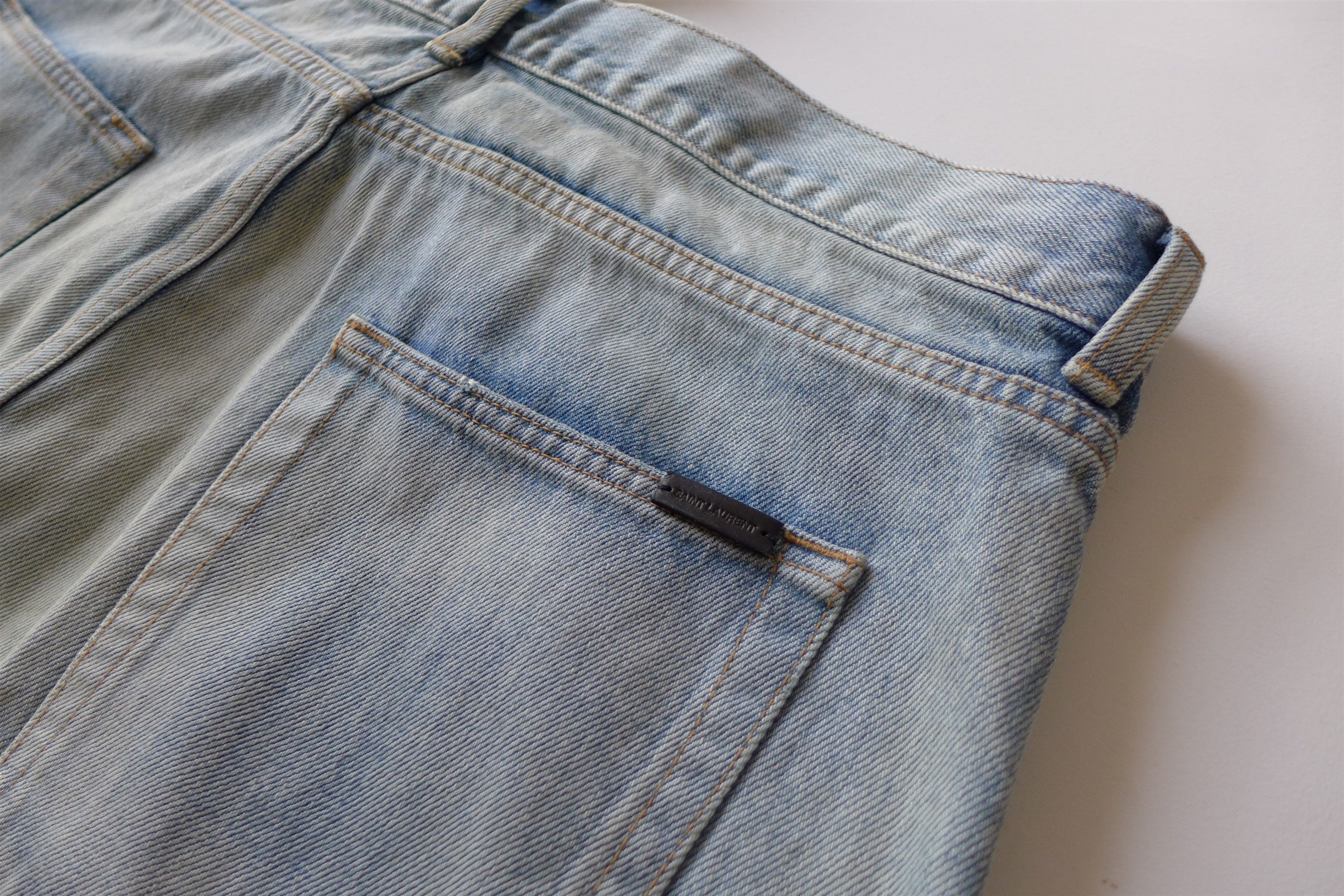 Saint Laurent Paris Saint Laurent Etienne Jeans - Washed Blue Denim Size US 36 / EU 52 - 13 Thumbnail