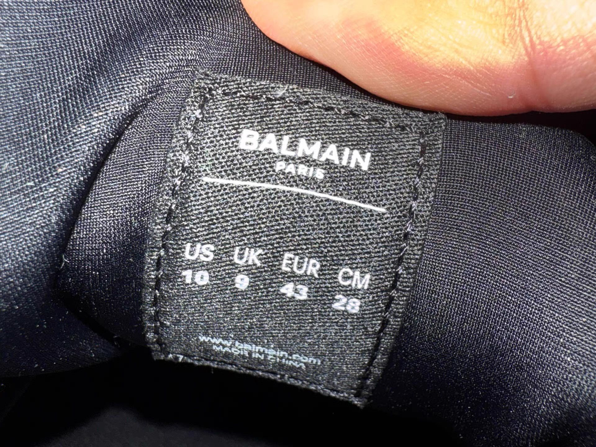 Other BALMAIN Unicorn leather low-top casual sneakers, Ｑ20 Size US 9.5 / EU 42-43 - 5 Thumbnail
