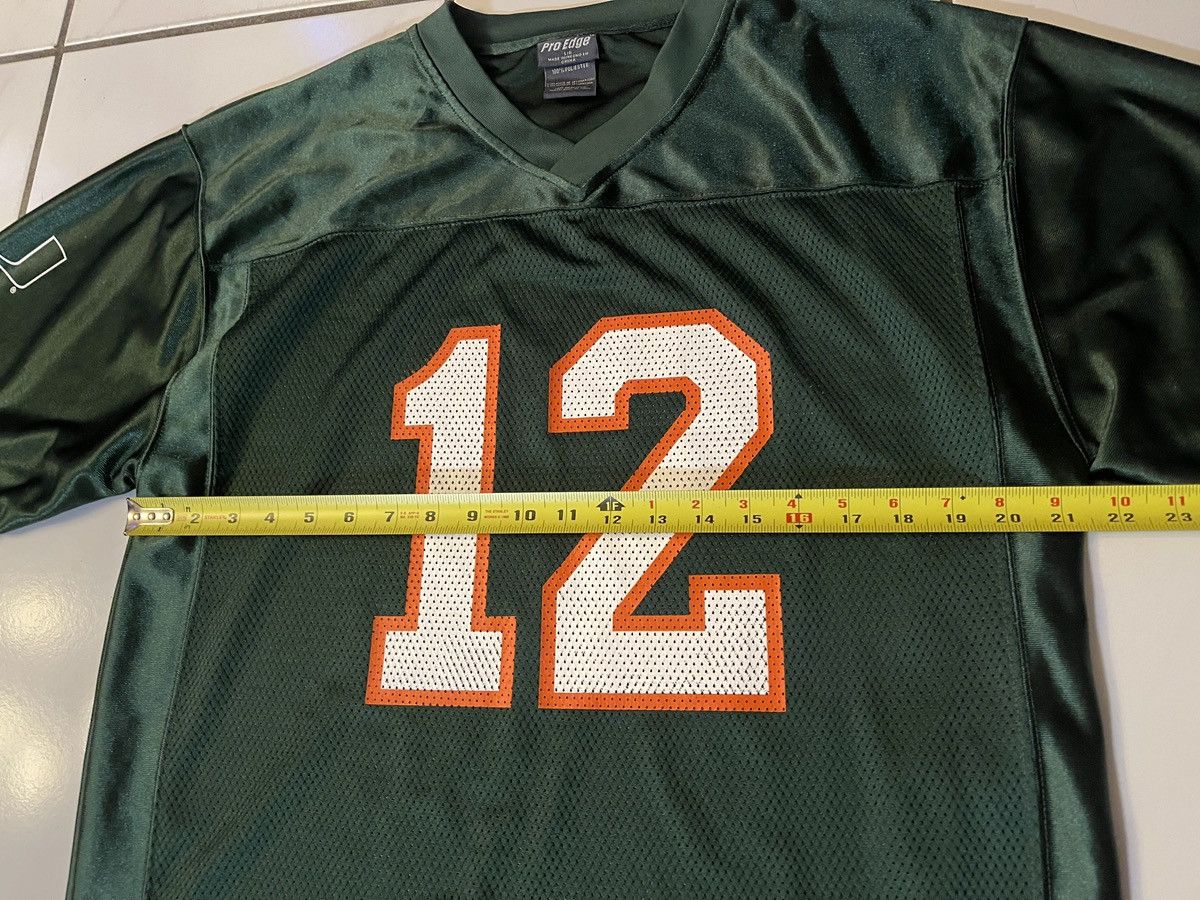 Pro Edge Vintage Miami Hurricanes Football Jersey Mens Large #12 NCAA Size US L / EU 52-54 / 3 - 4 Thumbnail