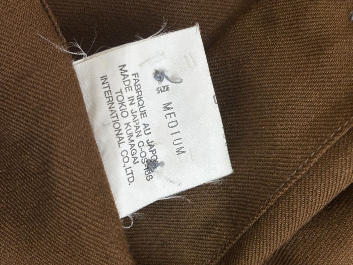 Tokio Kumagai Tokio Kumagai Brown Button Down Wool Shirt Size US M / EU 48-50 / 2 - 5 Thumbnail
