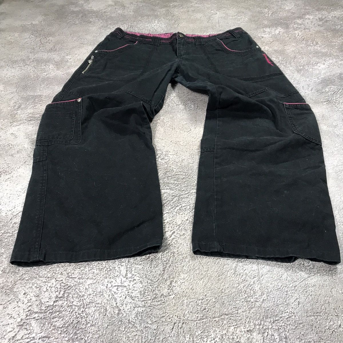 Vintage Vintage 90s Japanese Baggy Cargo Pants Flared Skate Grunge 3 Size 32" / US 10 / IT 46 - 1 Thumbnail